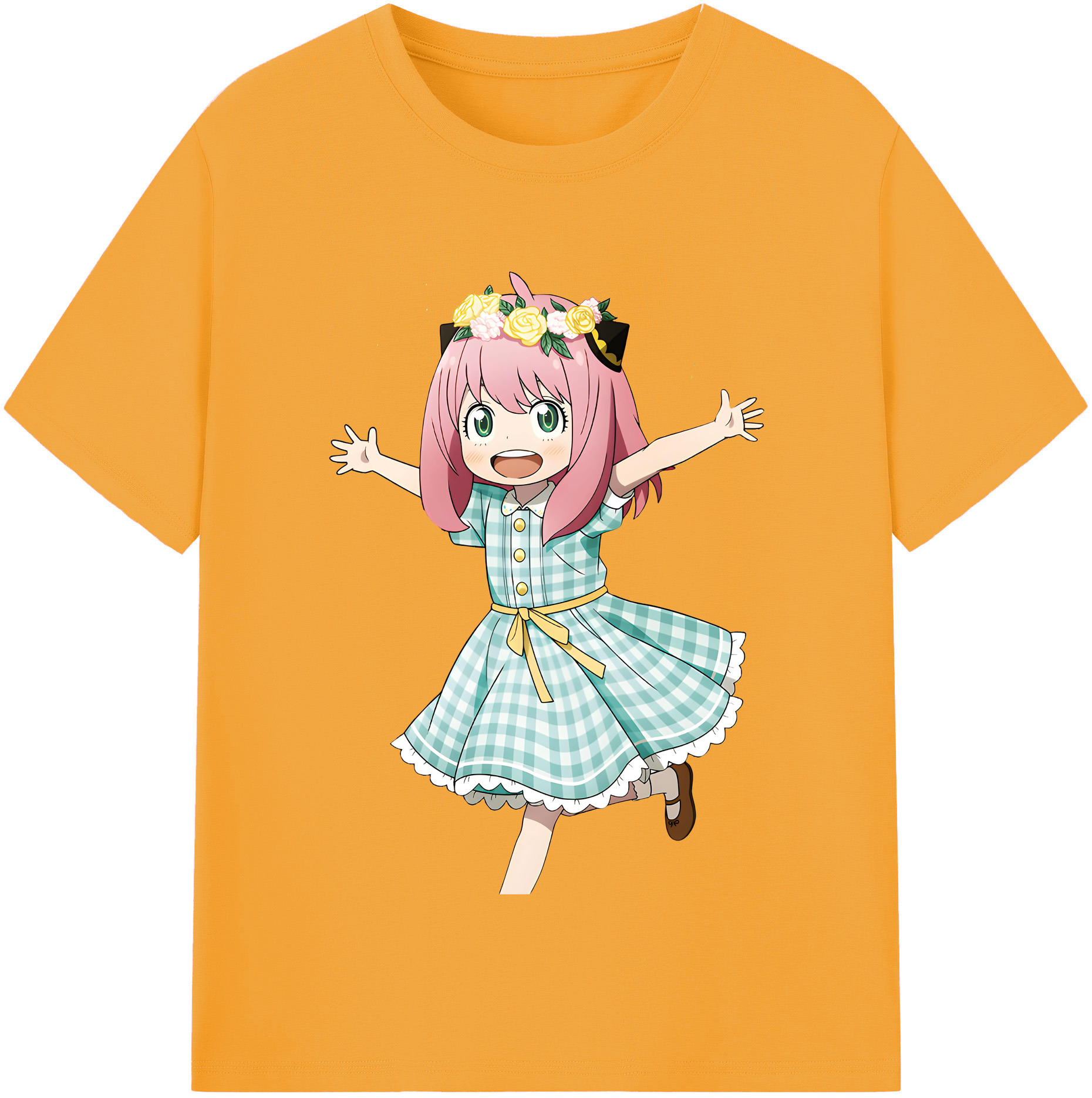 （画像用） SPY×FAMILY间谍家家酒 レディースカジュアルプリントTシャツ（綿100％）