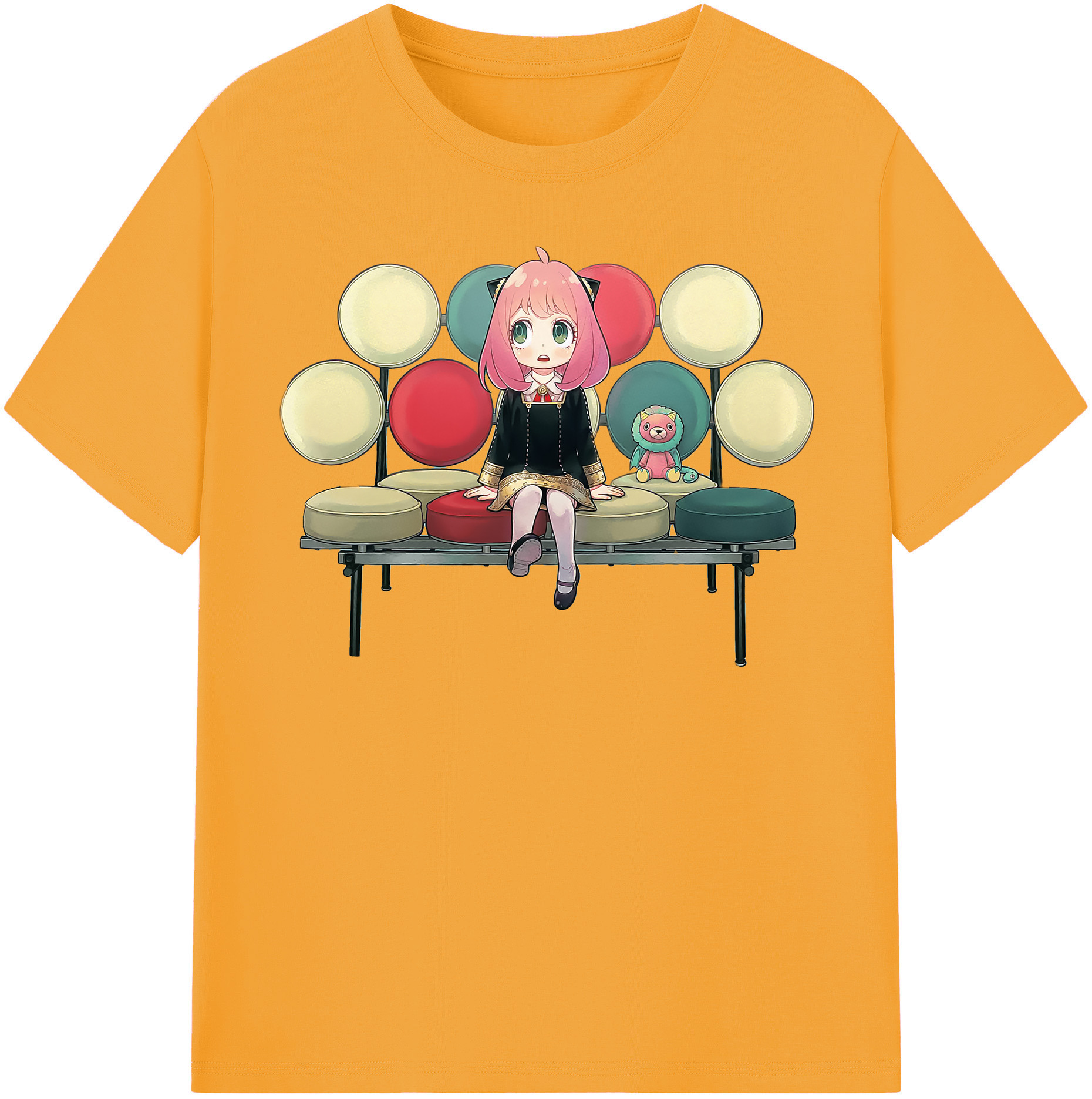 （画像用） SPY×FAMILY间谍家家酒 レディースカジュアルプリントTシャツ（綿100％）