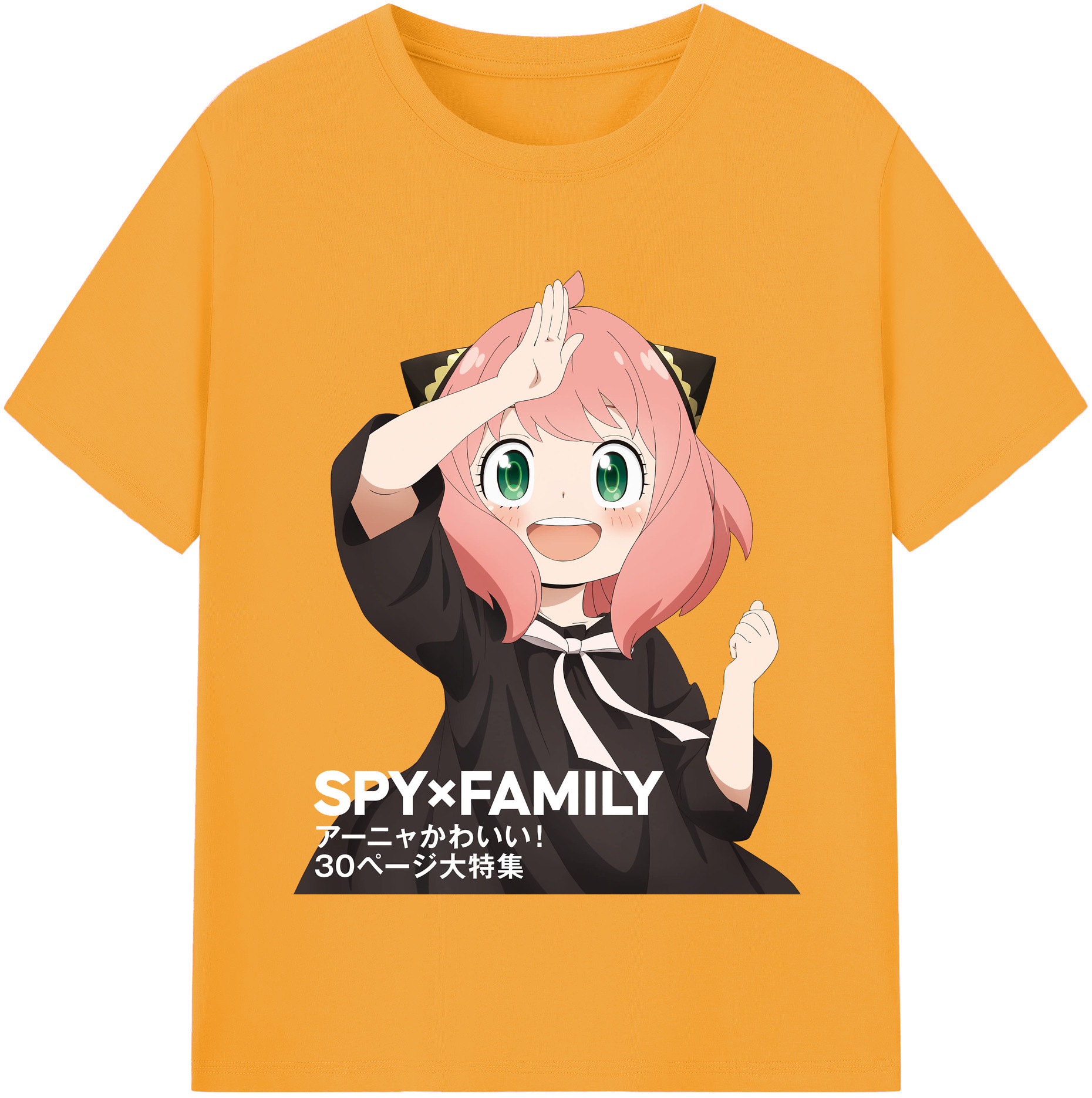 （画像用） SPY×FAMILY间谍家家酒 レディースカジュアルプリントTシャツ（綿100％）