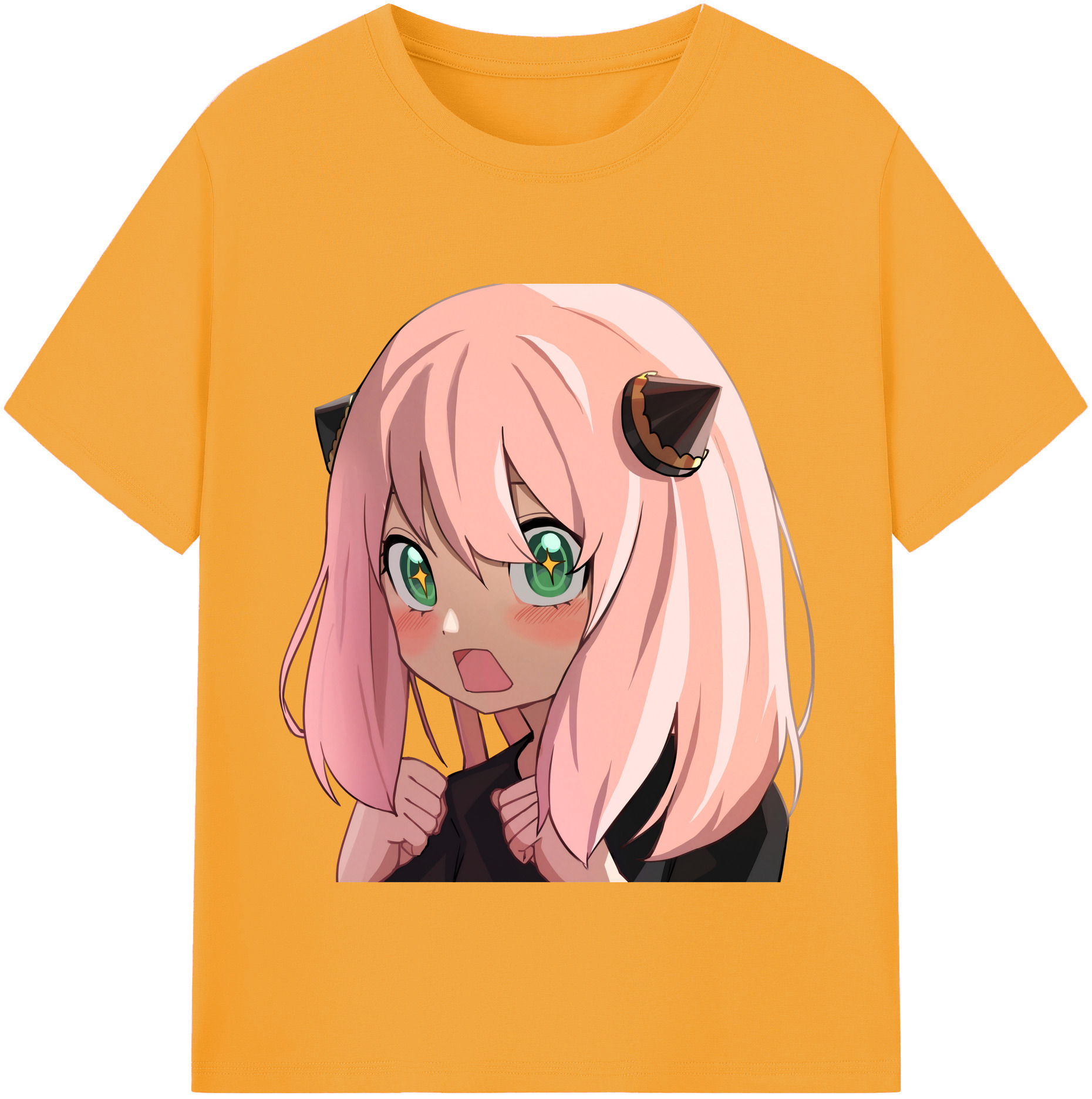 （画像用） SPY×FAMILY间谍家家酒 レディースカジュアルプリントTシャツ（綿100％）