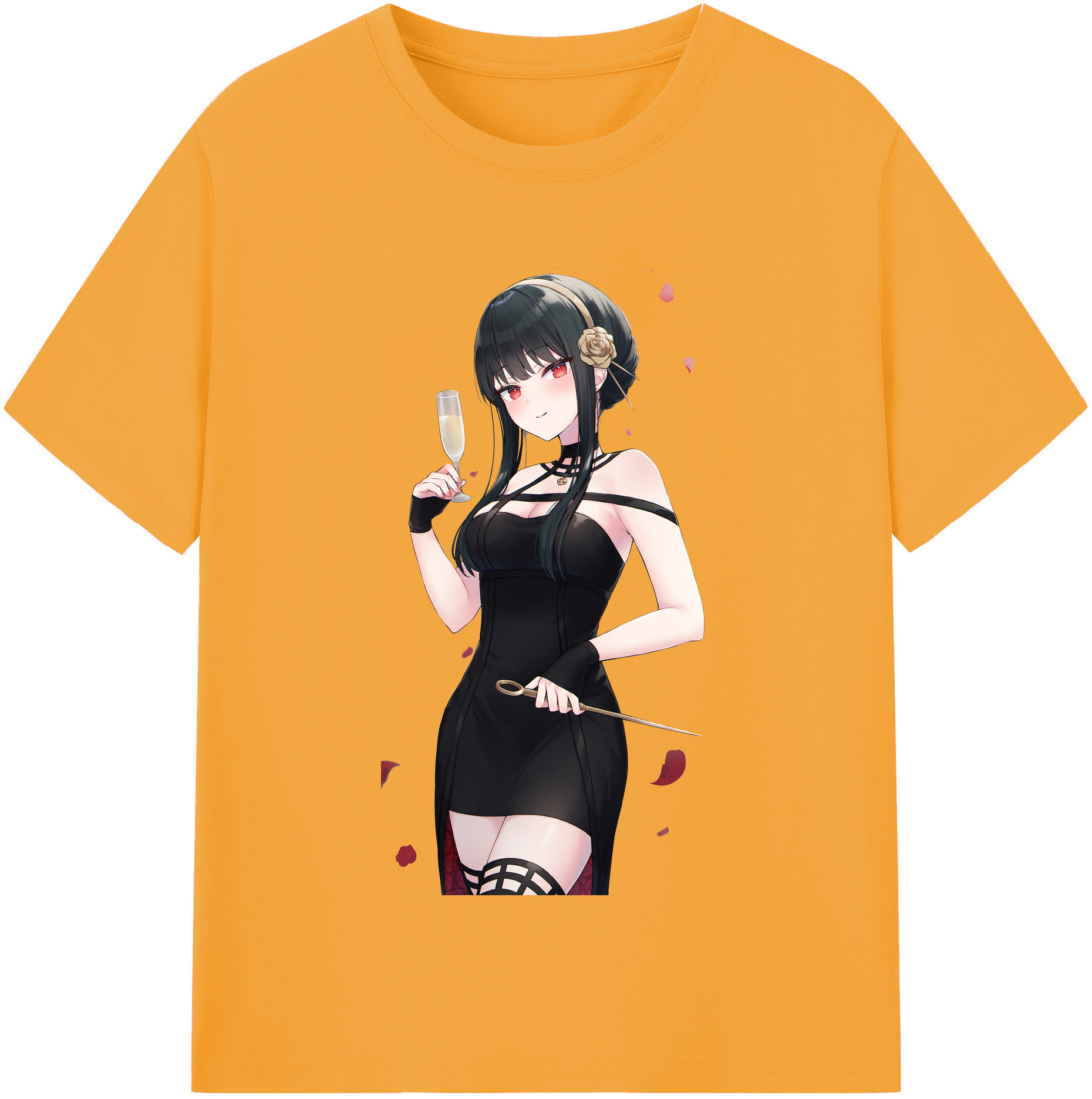 （画像用） SPY×FAMILY间谍家家酒 レディースカジュアルプリントTシャツ（綿100％）