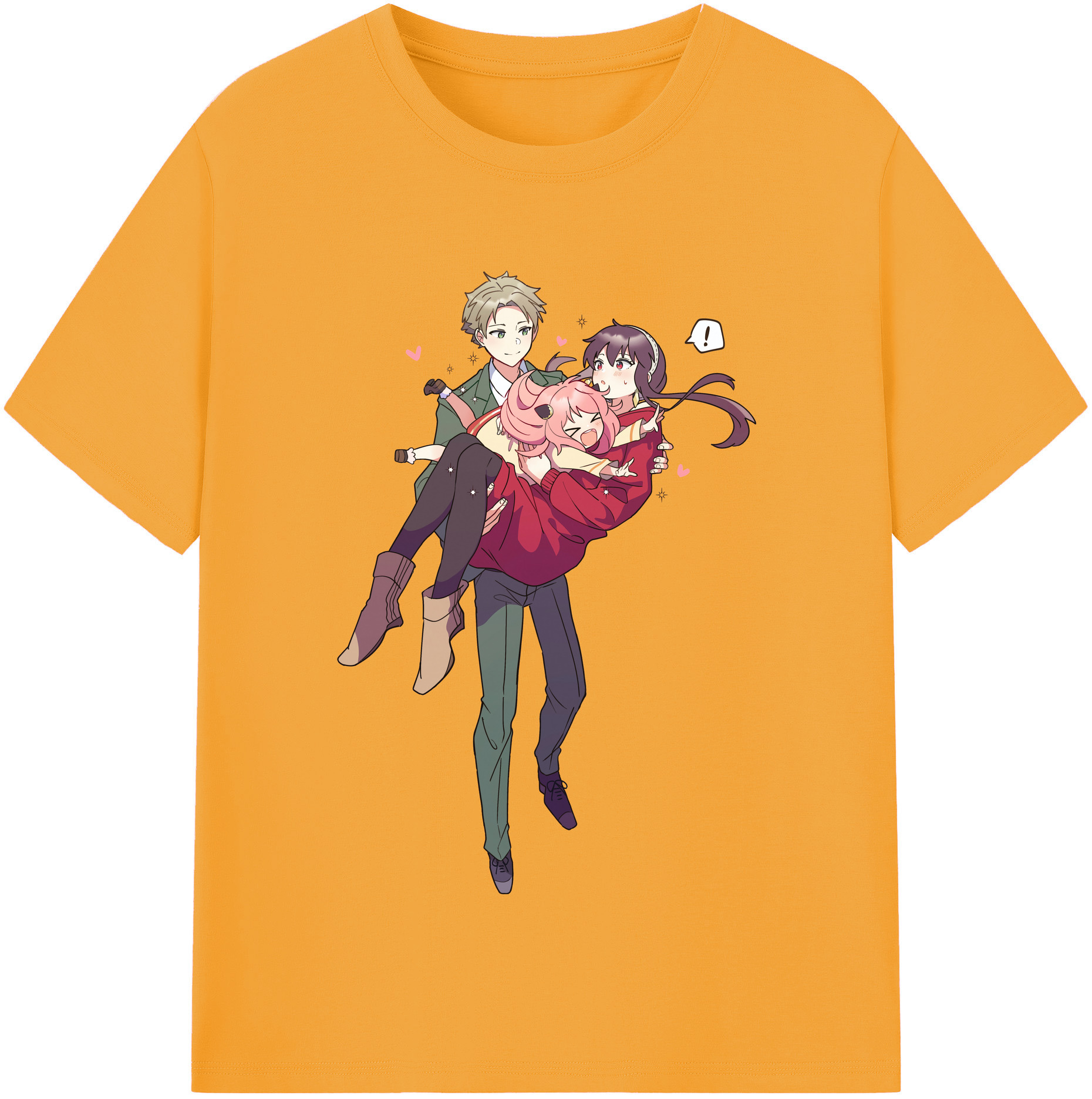 （画像用） SPY×FAMILY间谍家家酒 レディースカジュアルプリントTシャツ（綿100％）