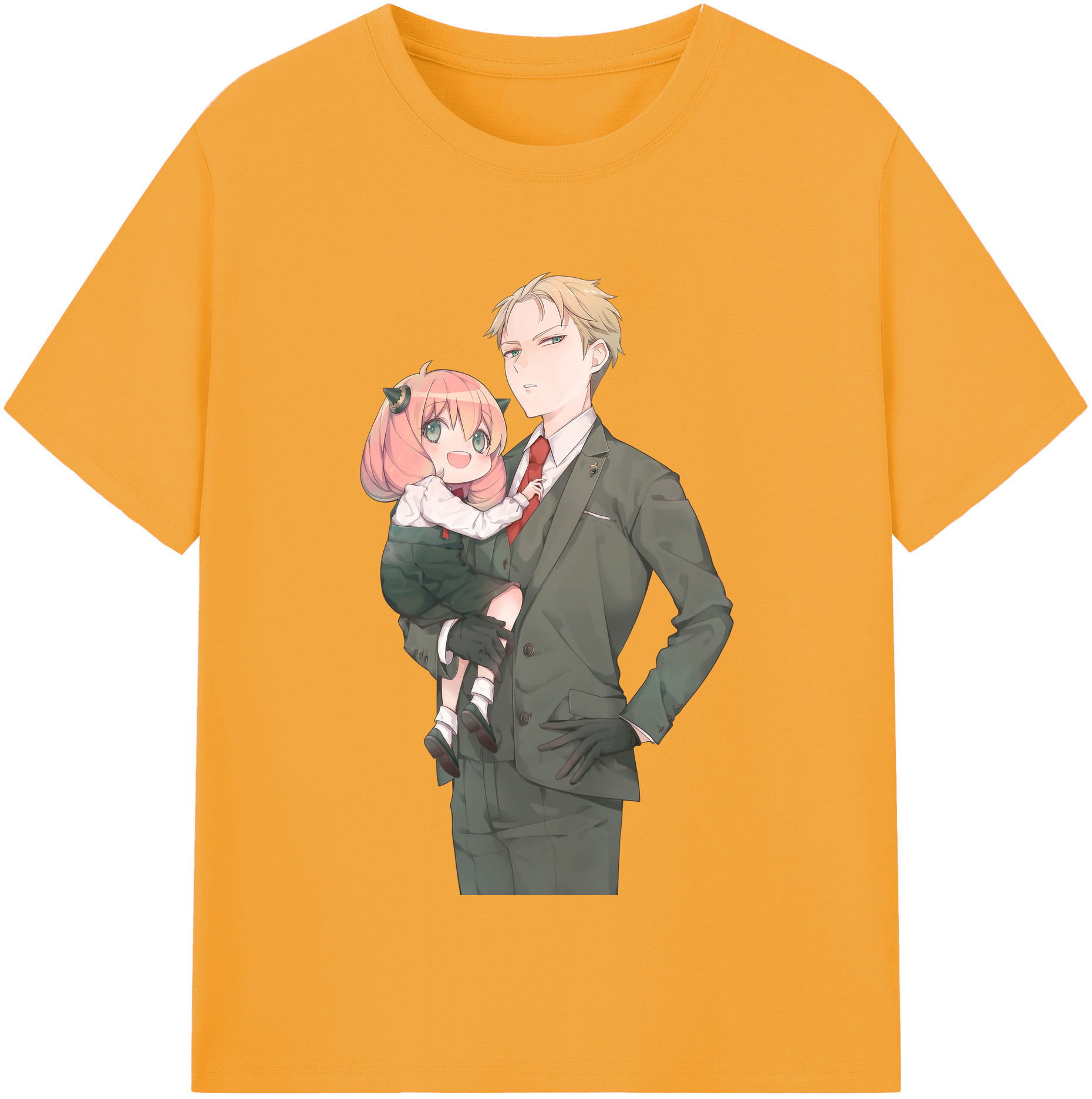 （画像用） SPY×FAMILY间谍家家酒 レディースカジュアルプリントTシャツ（綿100％）