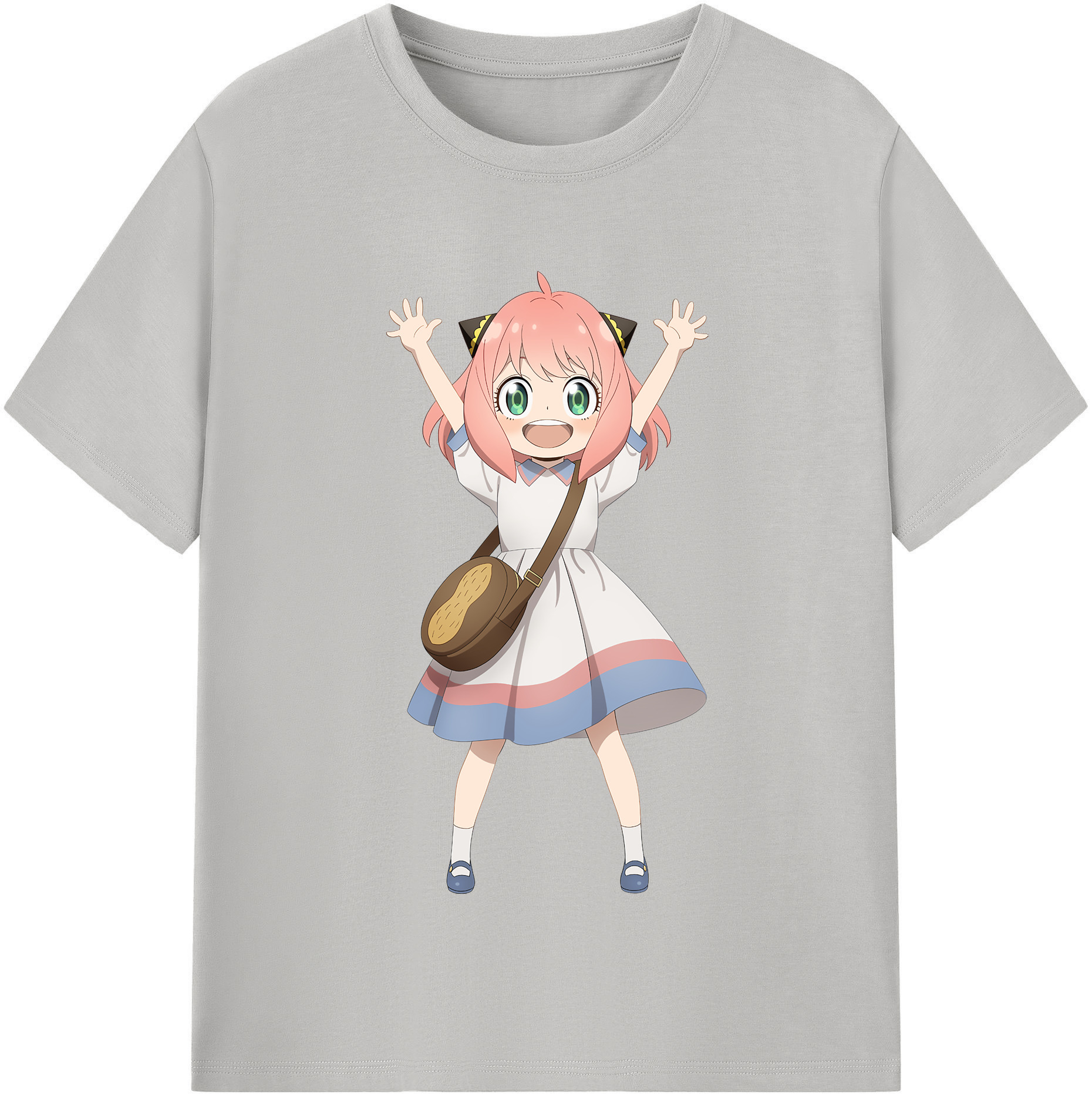 （画像用） SPY×FAMILY间谍家家酒 レディースカジュアルプリントTシャツ（綿100％）