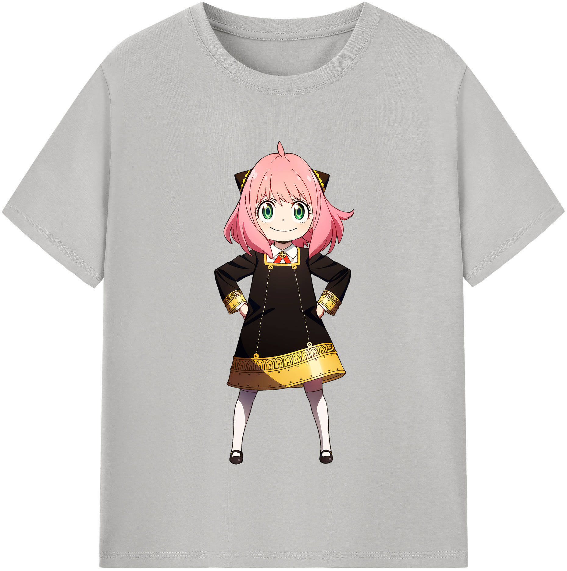 （画像用） SPY×FAMILY间谍家家酒 レディースカジュアルプリントTシャツ（綿100％）