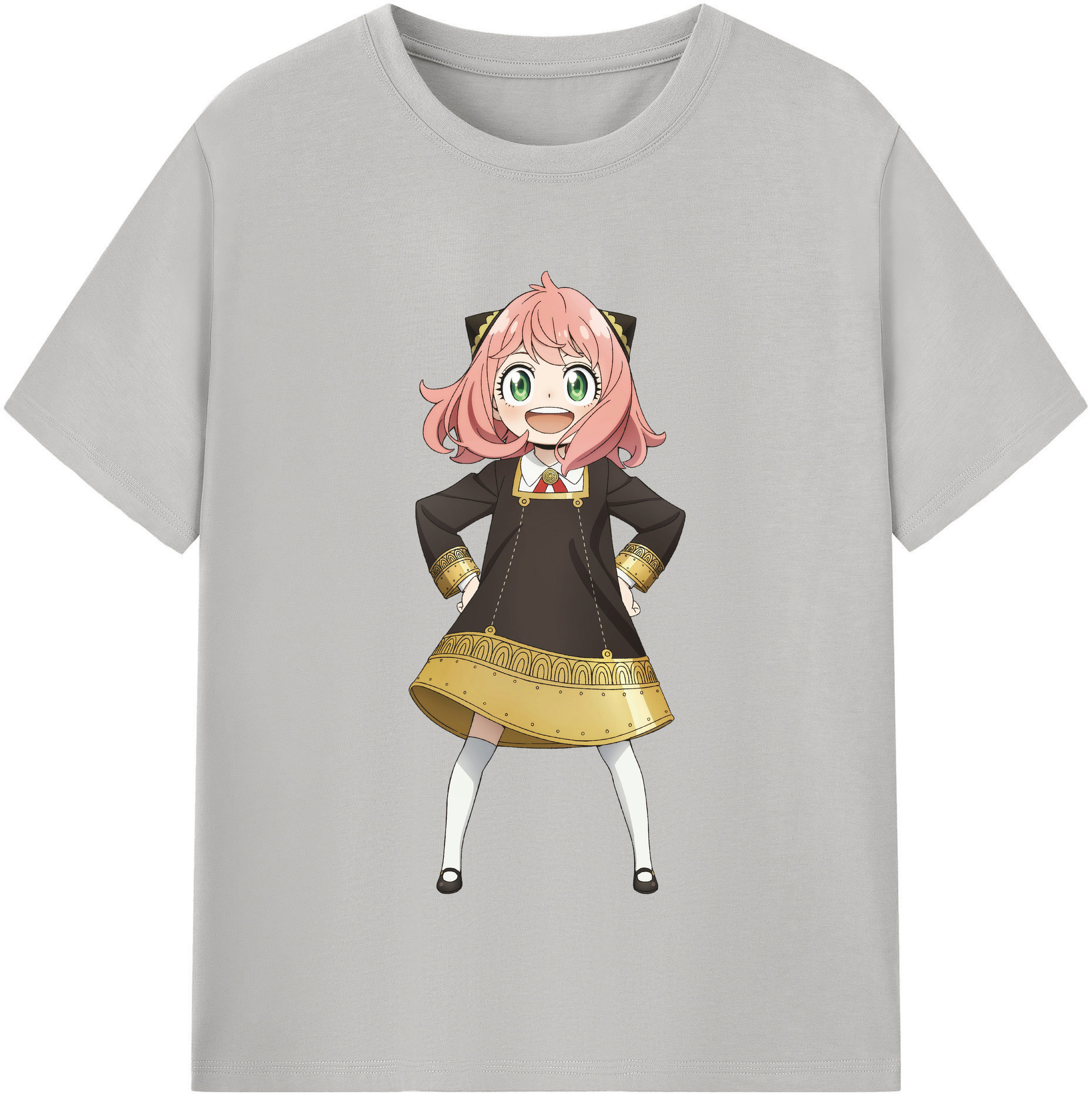（画像用） SPY×FAMILY间谍家家酒 レディースカジュアルプリントTシャツ（綿100％）