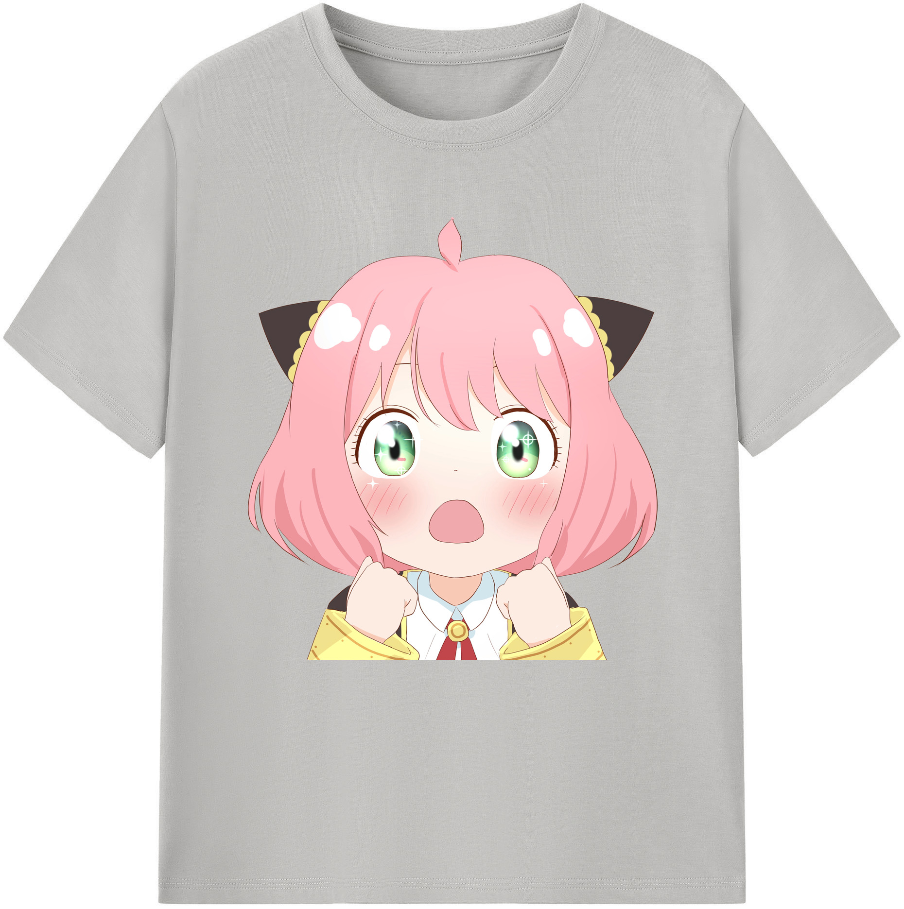 （画像用） SPY×FAMILY间谍家家酒 レディースカジュアルプリントTシャツ（綿100％）