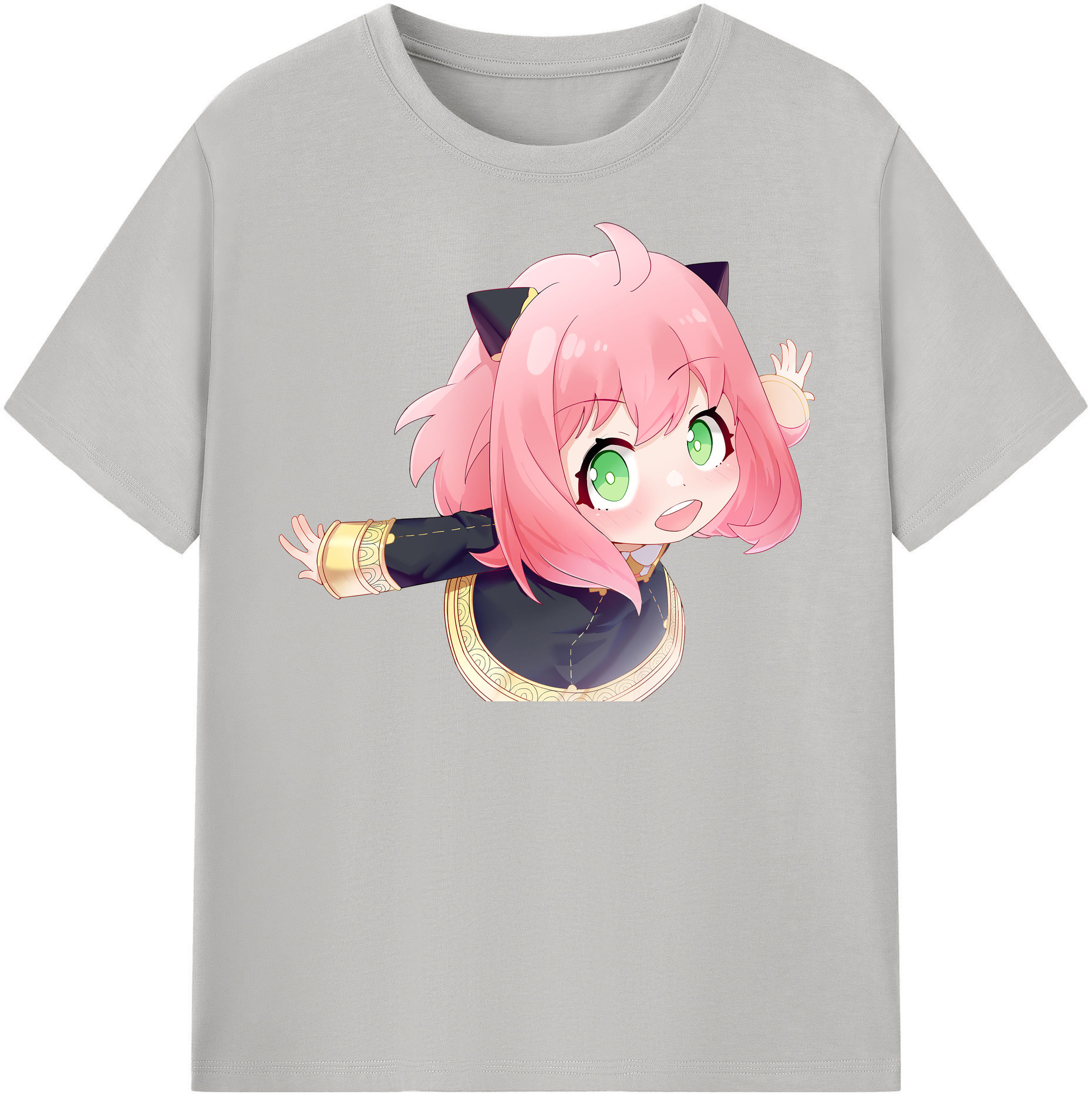（画像用） SPY×FAMILY间谍家家酒 レディースカジュアルプリントTシャツ（綿100％）