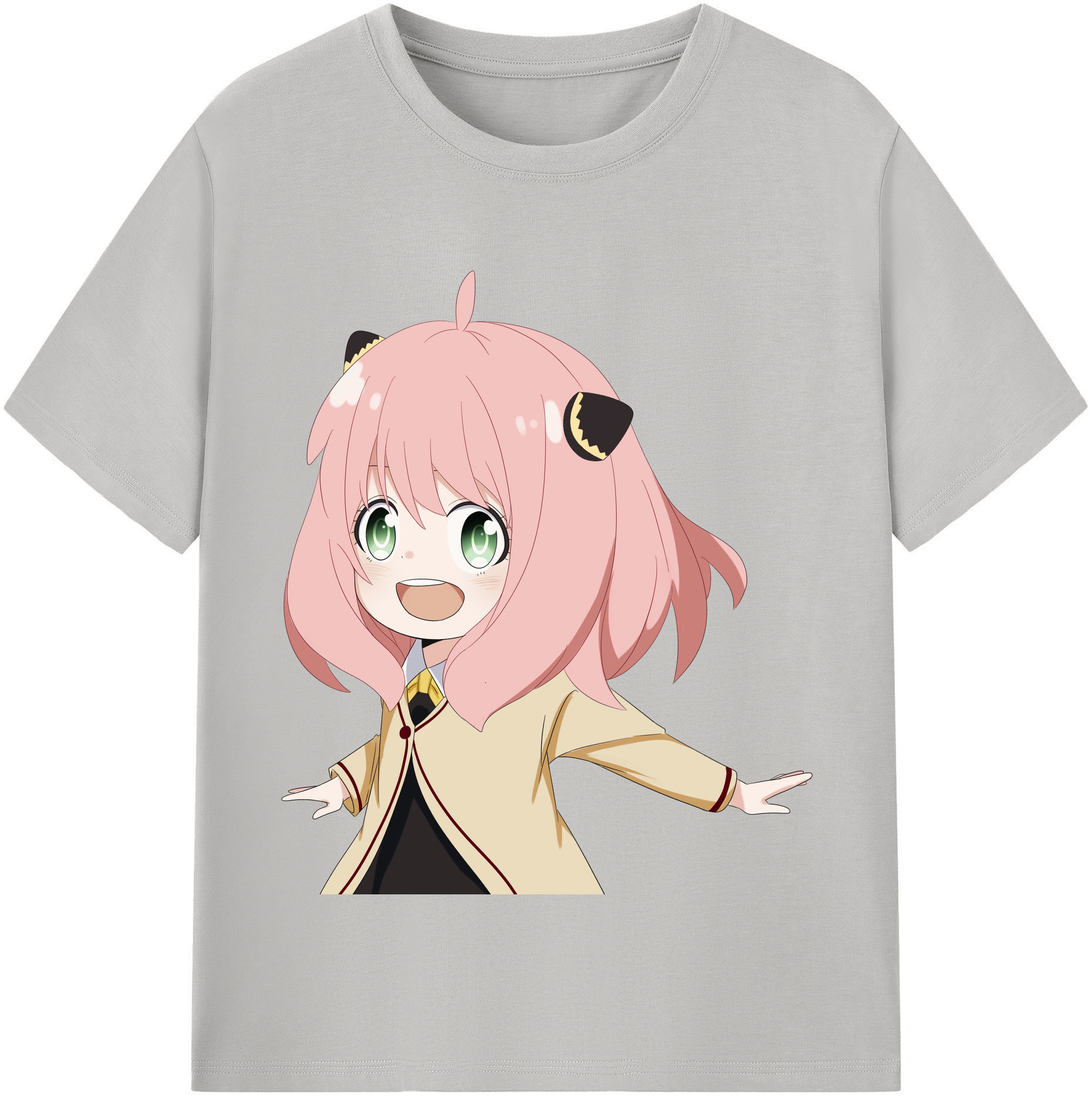 （画像用） SPY×FAMILY间谍家家酒 レディースカジュアルプリントTシャツ（綿100％）