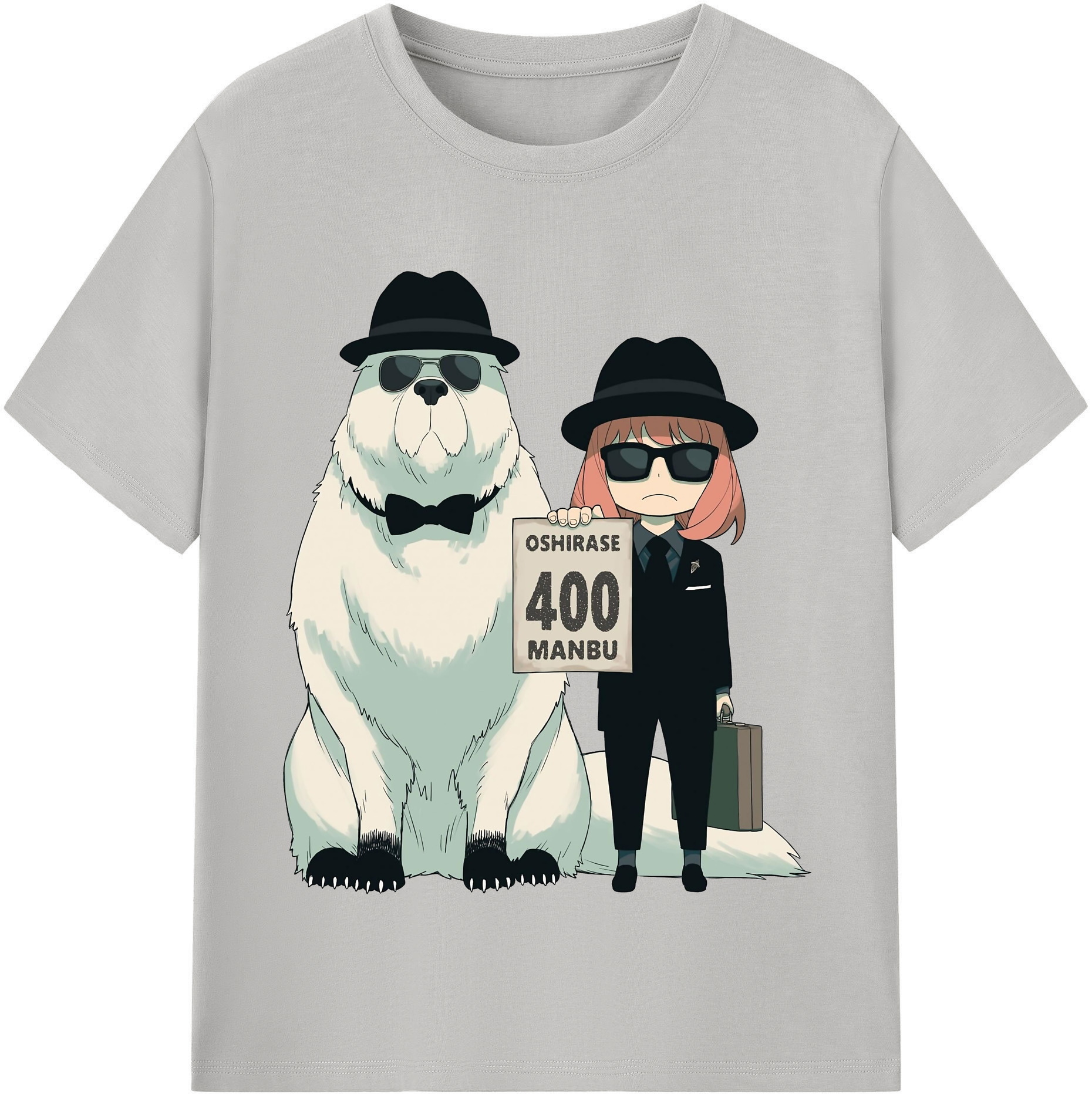 （画像用） SPY×FAMILY间谍家家酒 レディースカジュアルプリントTシャツ（綿100％）