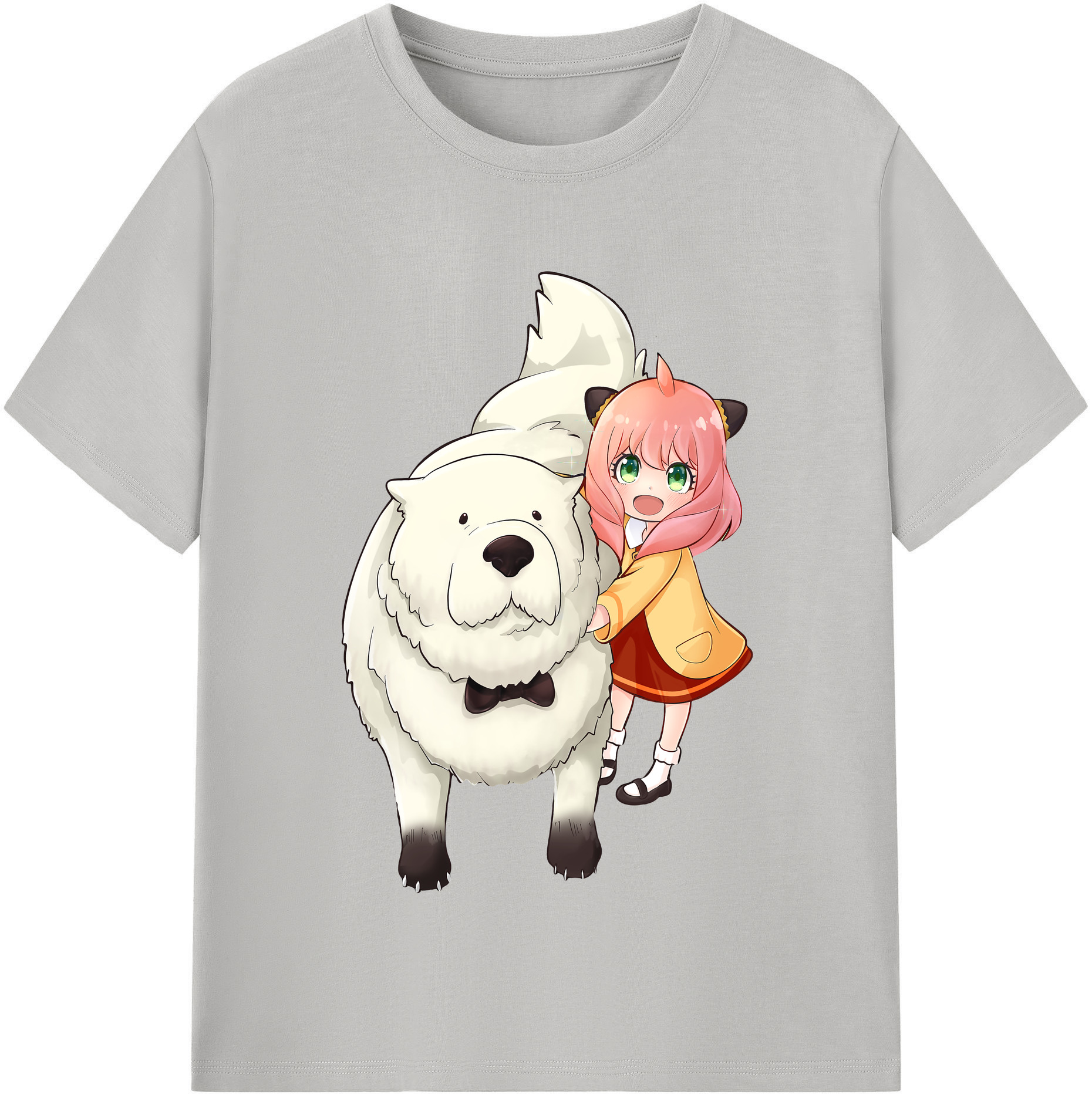 （画像用） SPY×FAMILY间谍家家酒 レディースカジュアルプリントTシャツ（綿100％）