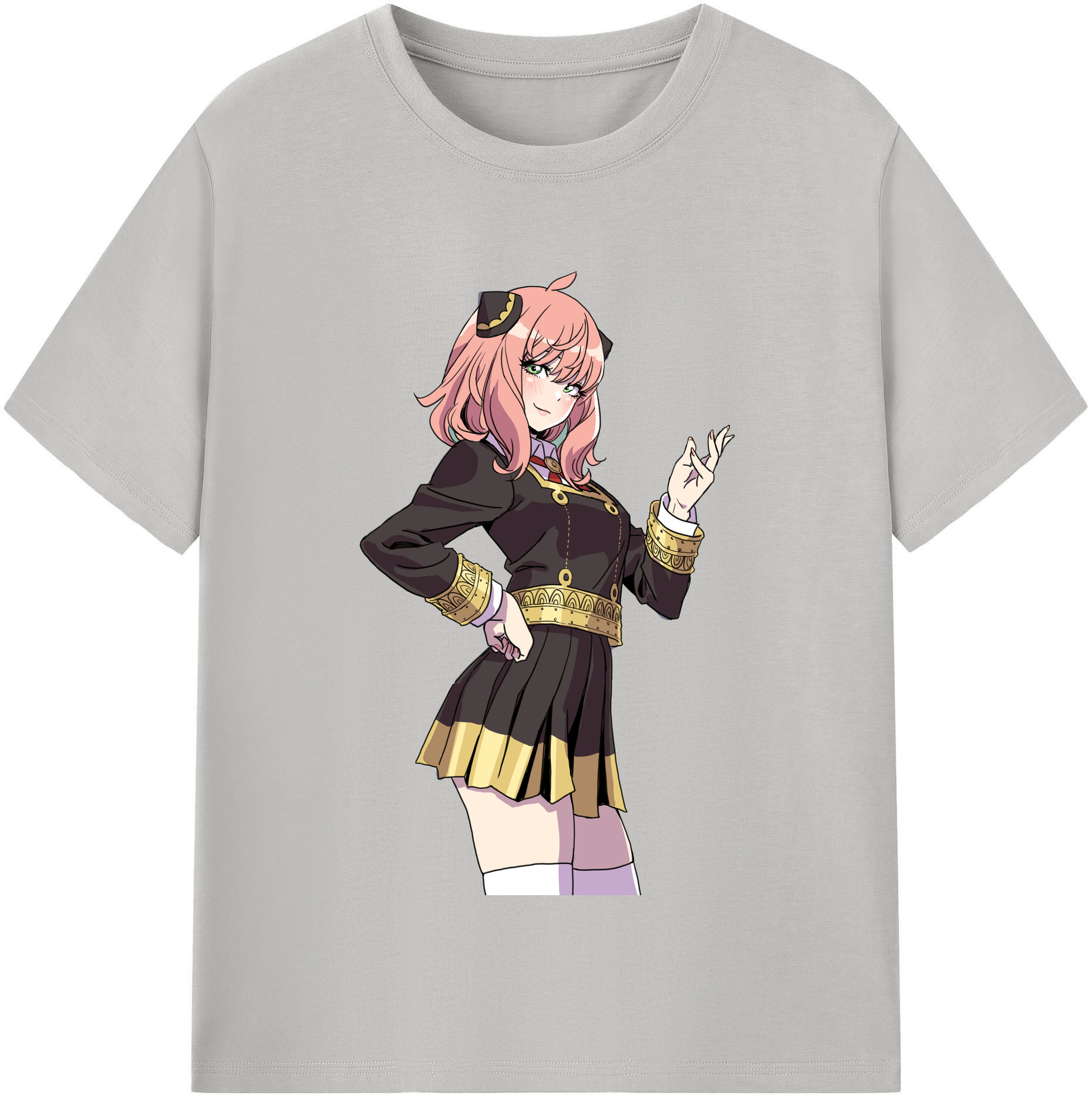 （画像用） SPY×FAMILY间谍家家酒 レディースカジュアルプリントTシャツ（綿100％）