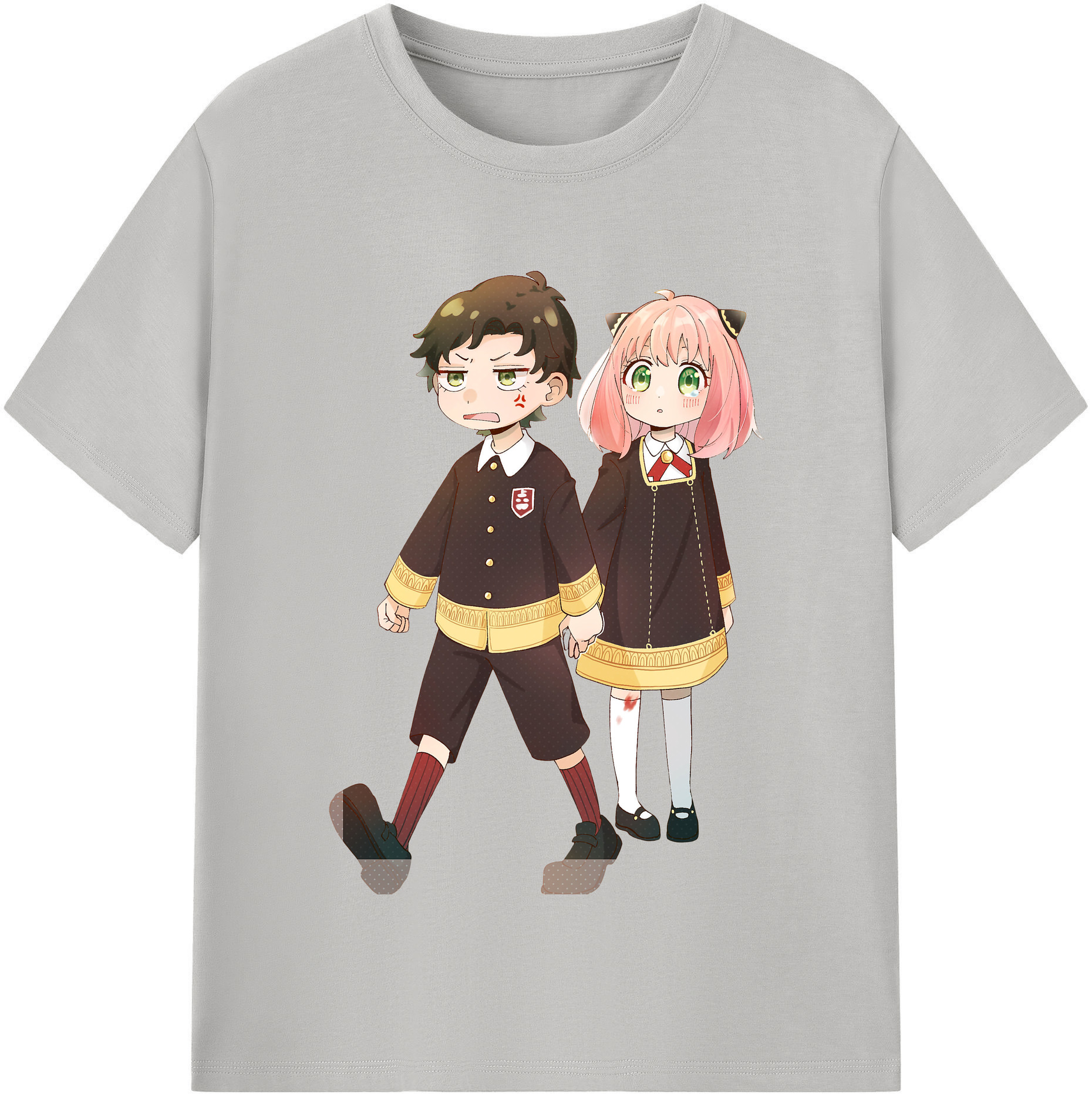 （画像用） SPY×FAMILY间谍家家酒 レディースカジュアルプリントTシャツ（綿100％）