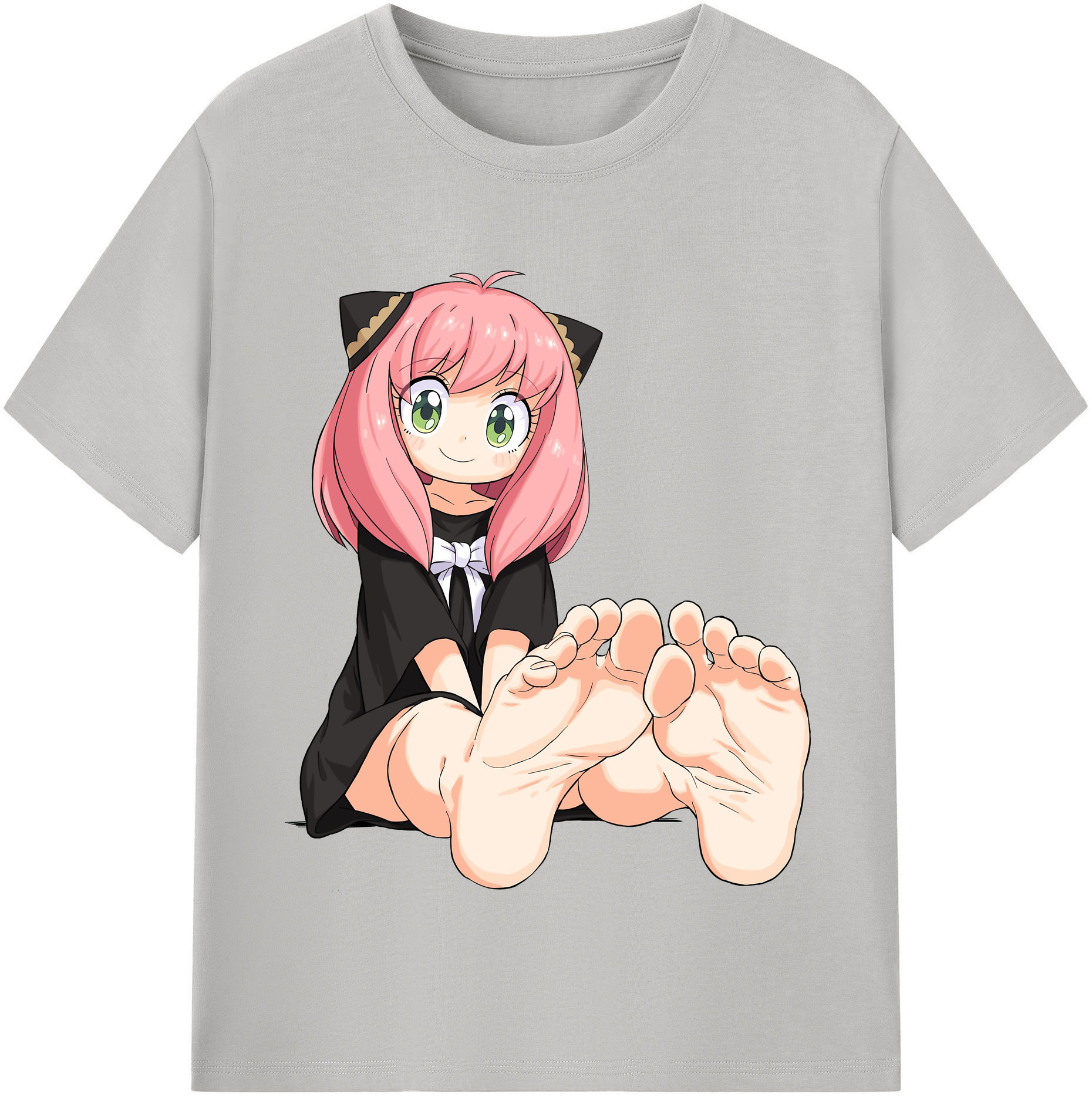 （画像用） SPY×FAMILY间谍家家酒 レディースカジュアルプリントTシャツ（綿100％）