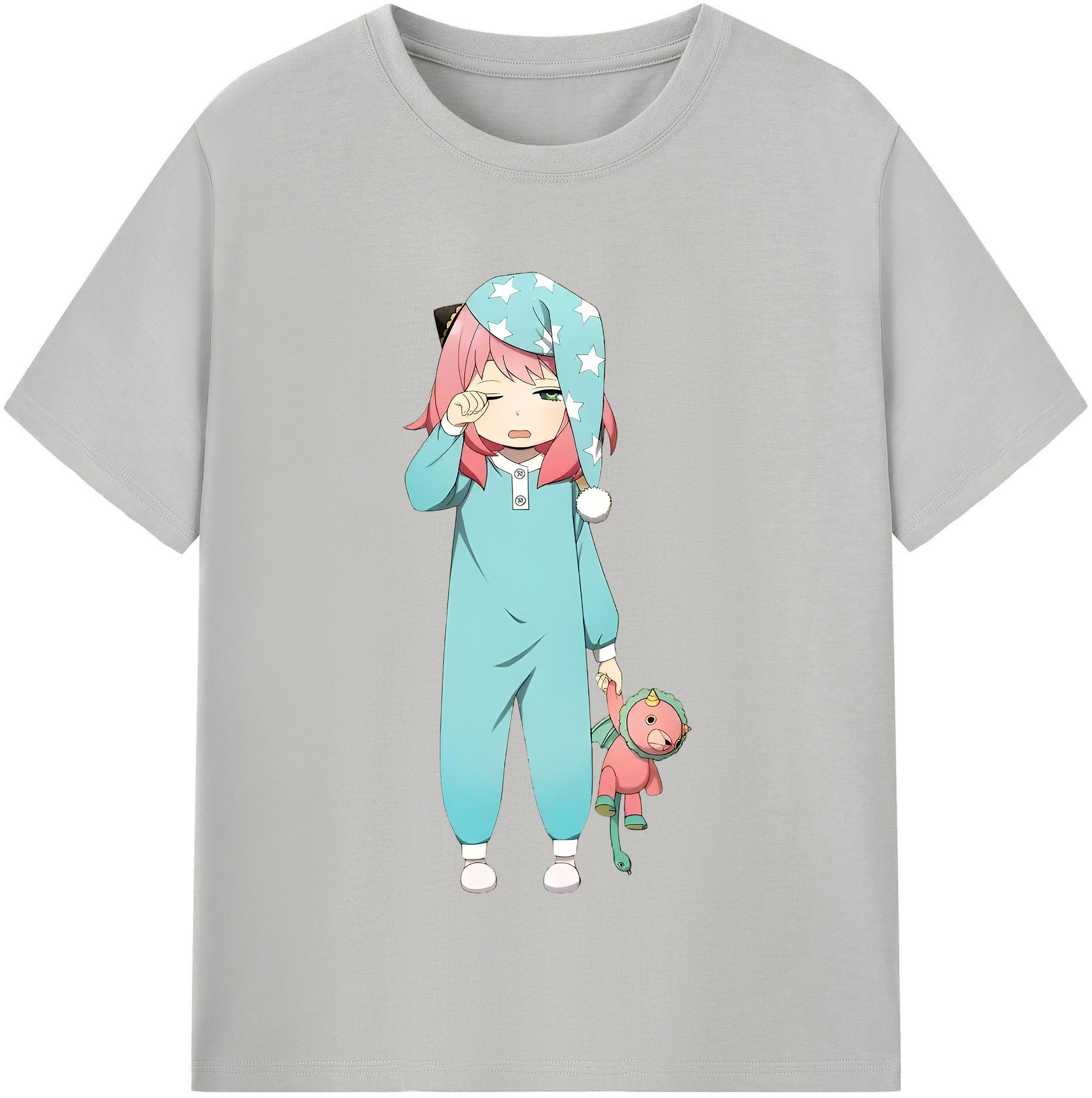 （画像用） SPY×FAMILY间谍家家酒 レディースカジュアルプリントTシャツ（綿100％）