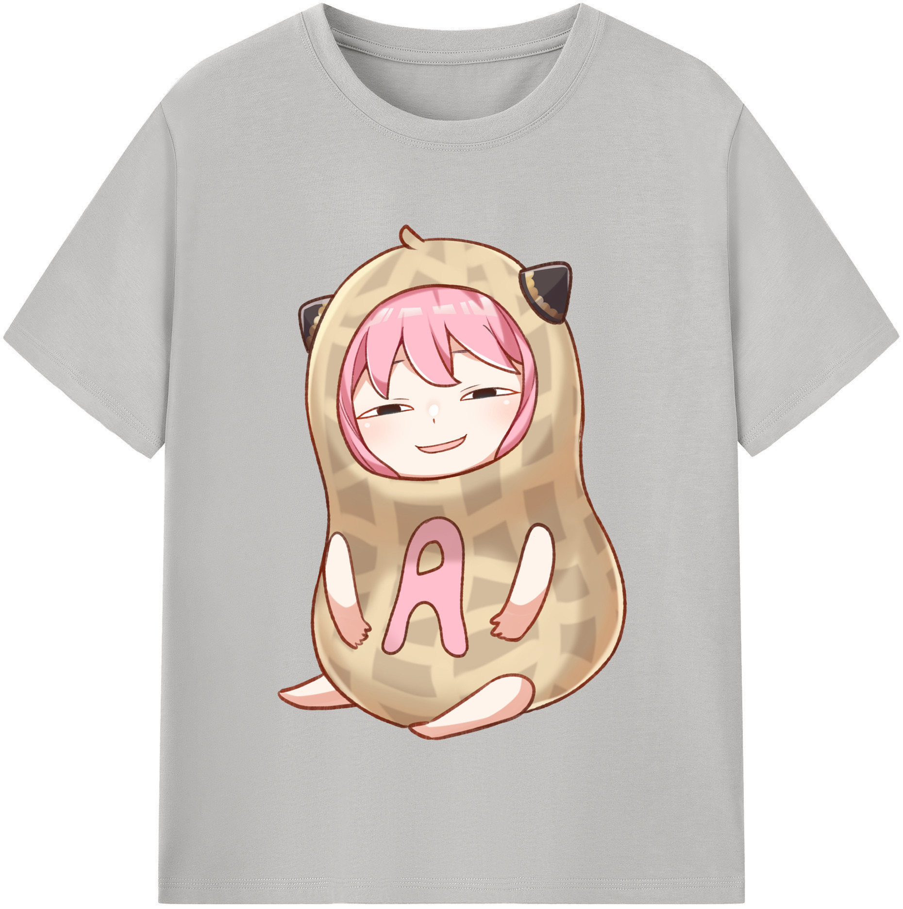 （画像用） SPY×FAMILY间谍家家酒 レディースカジュアルプリントTシャツ（綿100％）