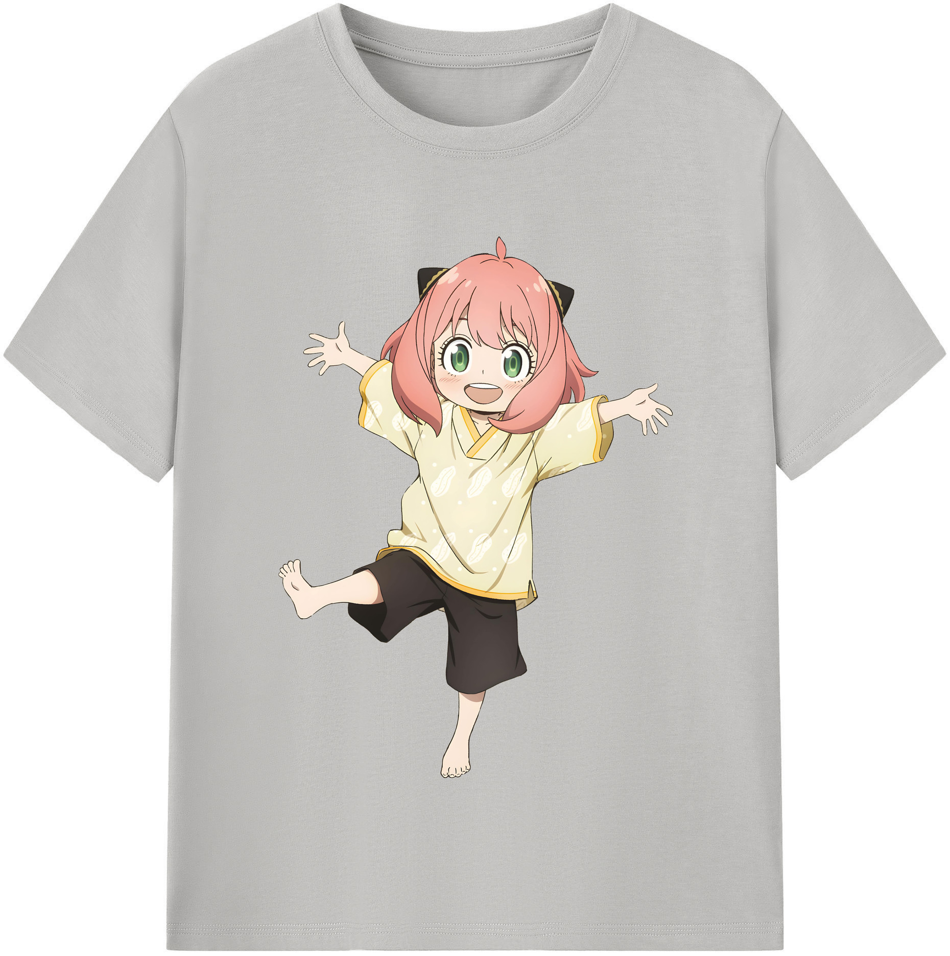 （画像用） SPY×FAMILY间谍家家酒 レディースカジュアルプリントTシャツ（綿100％）