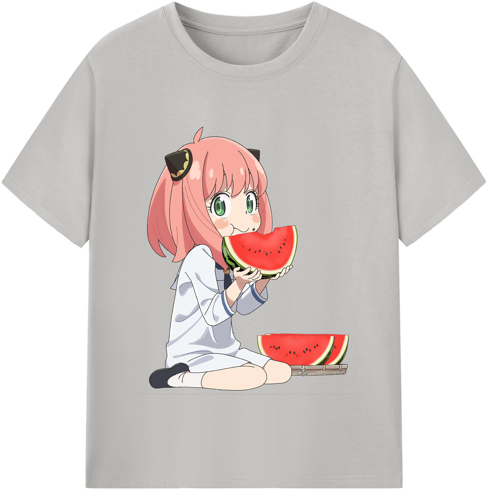 （画像用） SPY×FAMILY间谍家家酒 レディースカジュアルプリントTシャツ（綿100％）