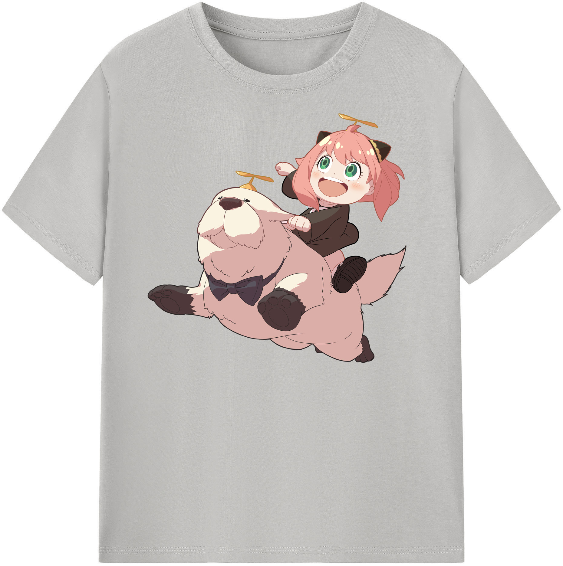 （画像用） SPY×FAMILY间谍家家酒 レディースカジュアルプリントTシャツ（綿100％）