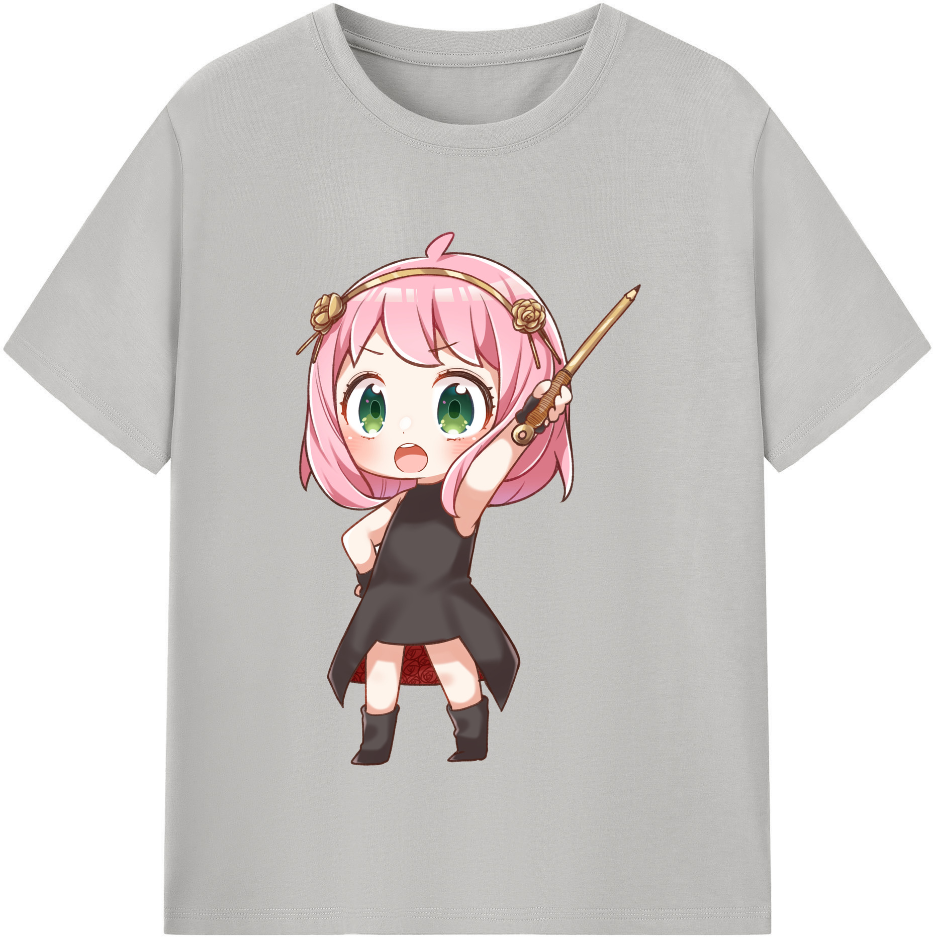 （画像用） SPY×FAMILY间谍家家酒 レディースカジュアルプリントTシャツ（綿100％）