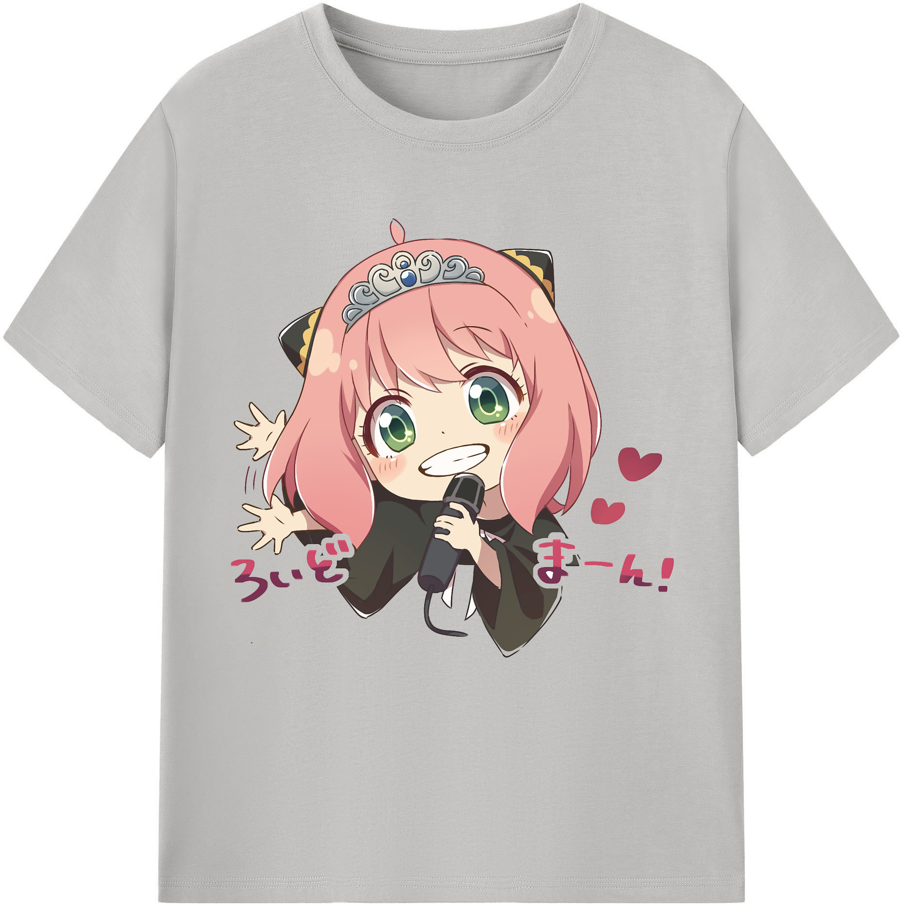 （画像用） SPY×FAMILY间谍家家酒 レディースカジュアルプリントTシャツ（綿100％）