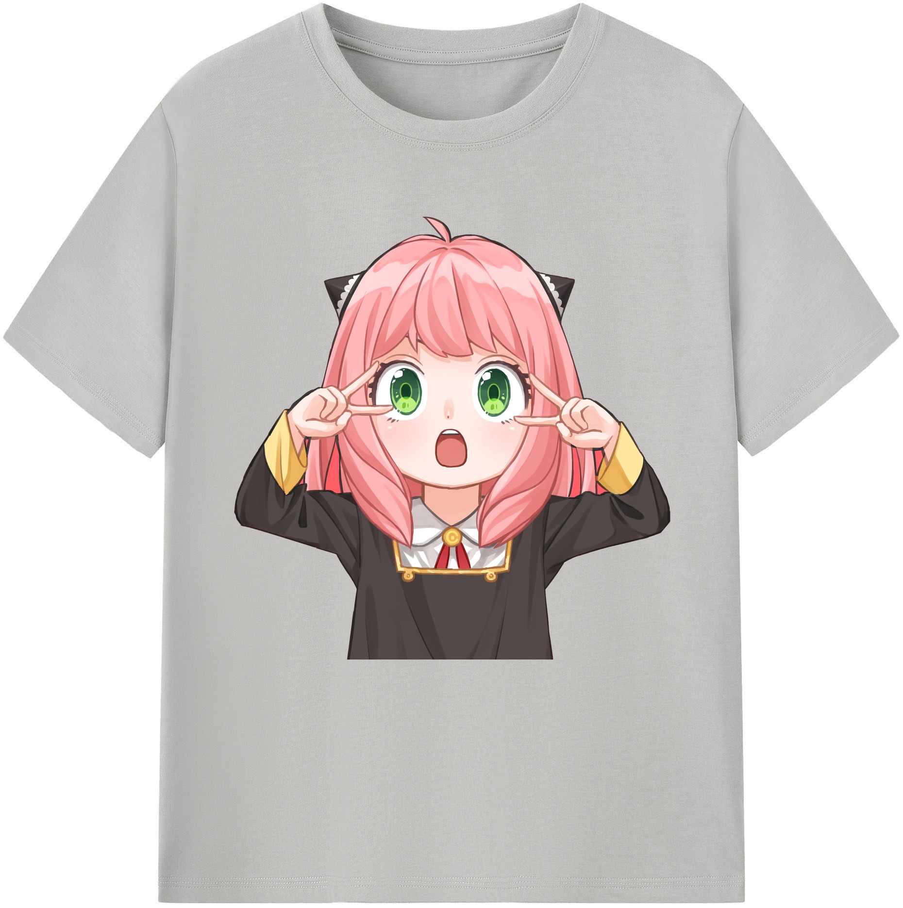 （画像用） SPY×FAMILY间谍家家酒 レディースカジュアルプリントTシャツ（綿100％）