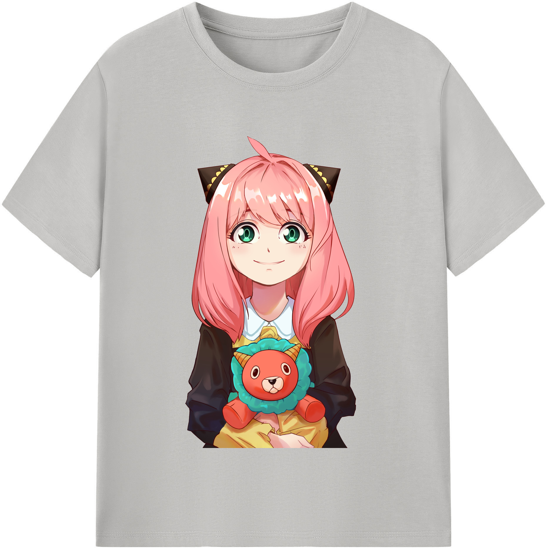 （画像用） SPY×FAMILY间谍家家酒 レディースカジュアルプリントTシャツ（綿100％）