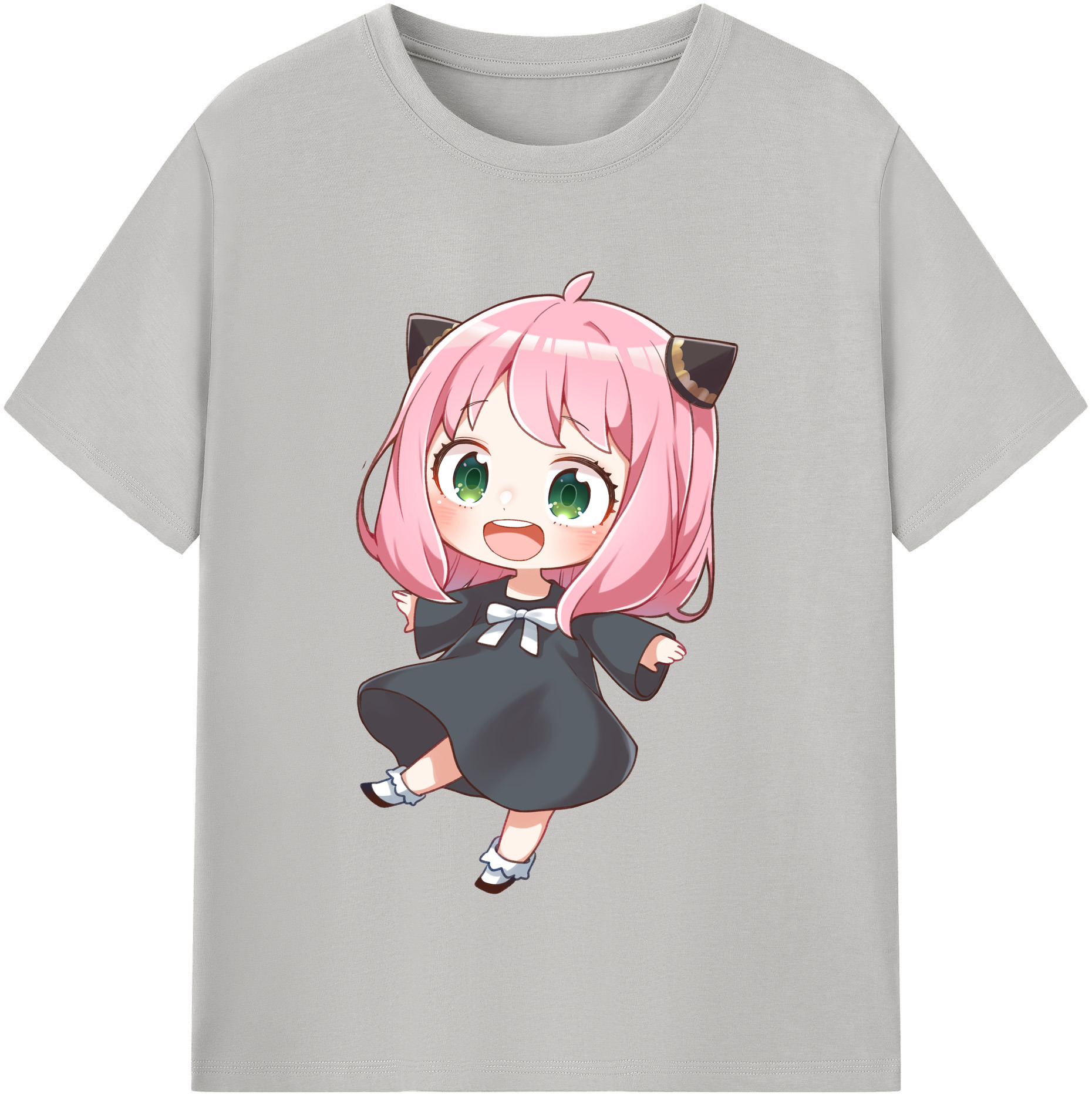 （画像用） SPY×FAMILY间谍家家酒 レディースカジュアルプリントTシャツ（綿100％）