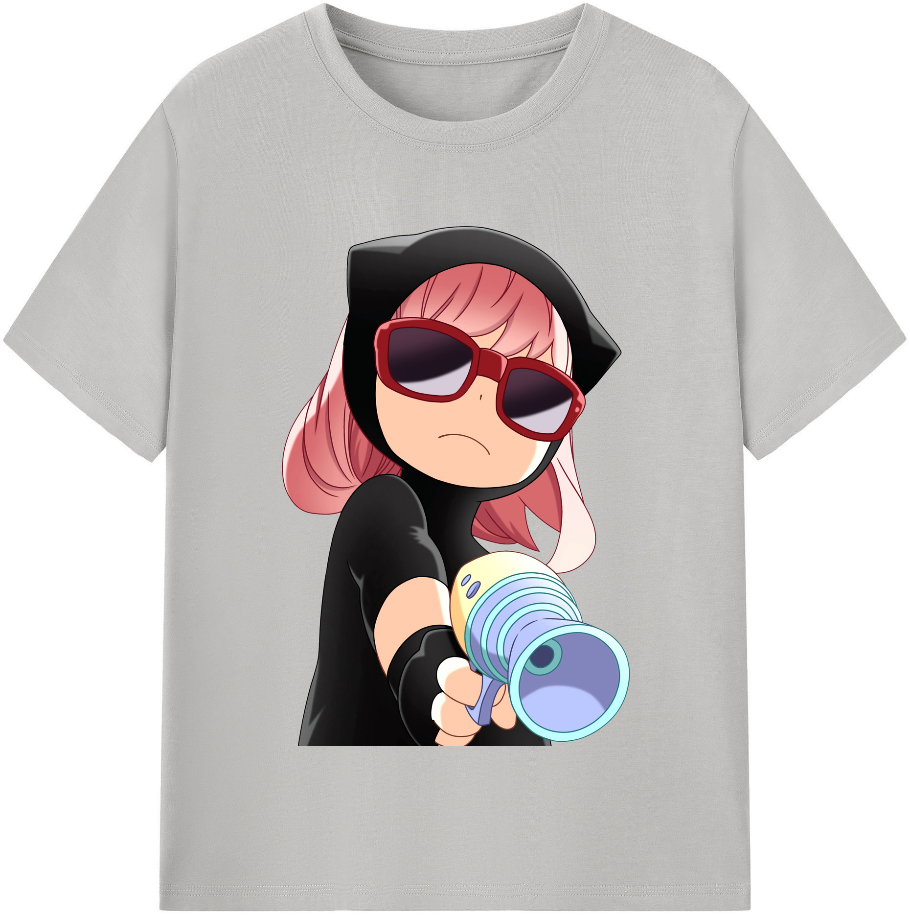 （画像用） SPY×FAMILY间谍家家酒 レディースカジュアルプリントTシャツ（綿100％）
