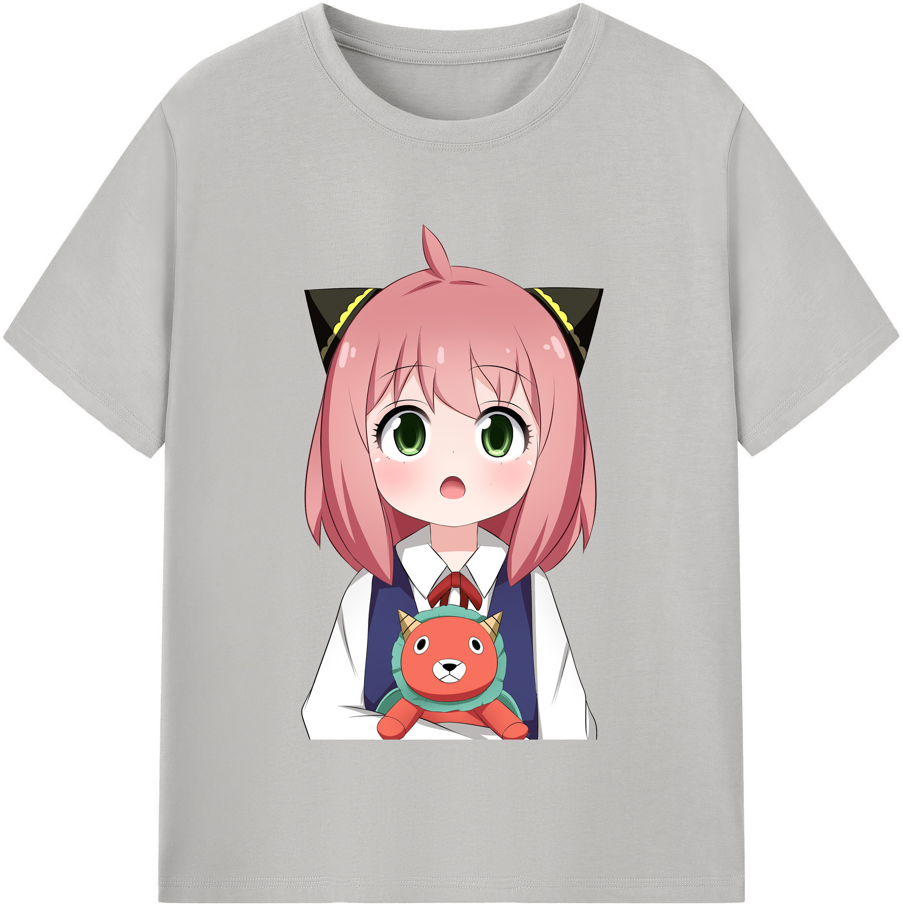 （画像用） SPY×FAMILY间谍家家酒 レディースカジュアルプリントTシャツ（綿100％）