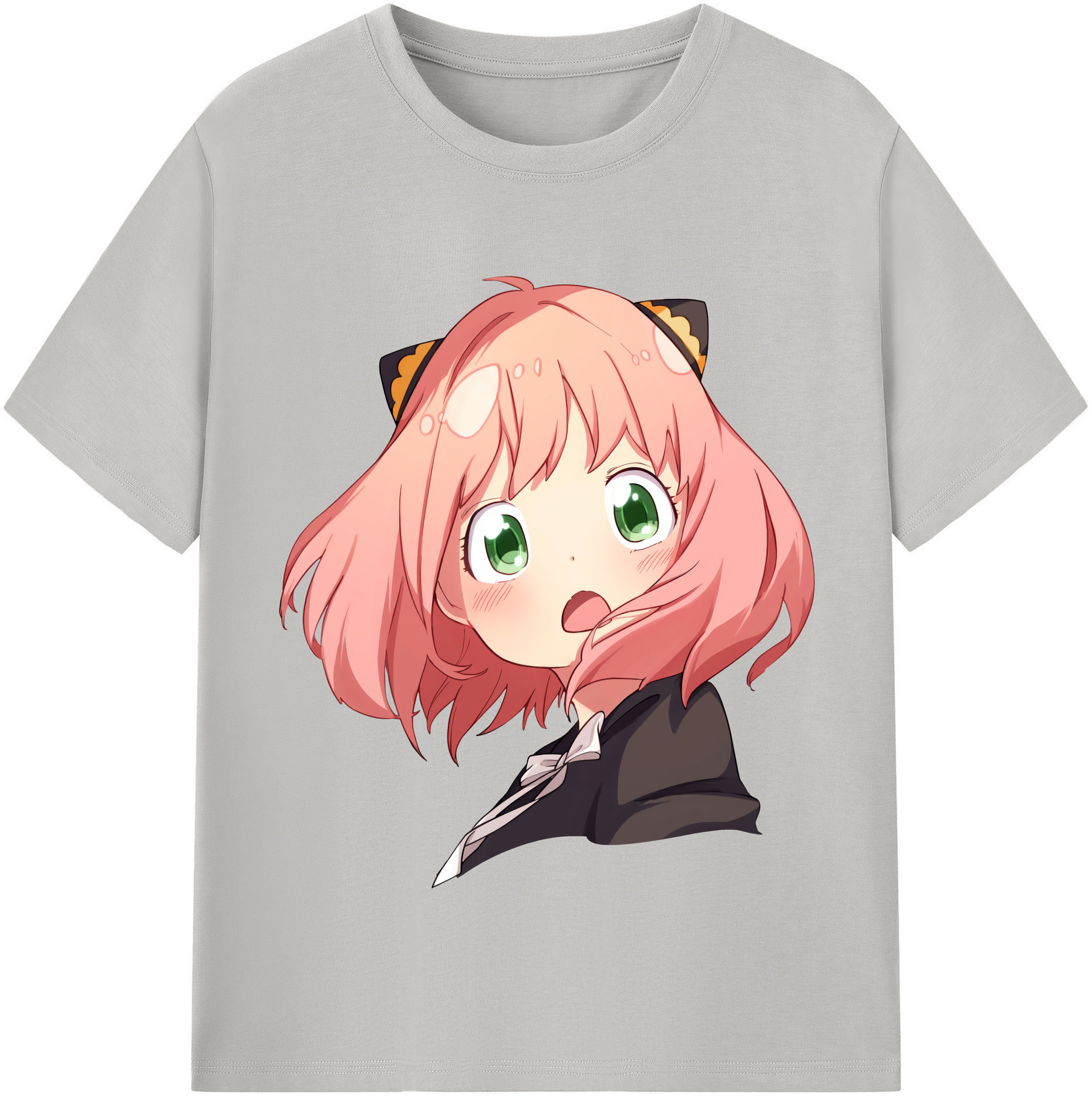 （画像用） SPY×FAMILY间谍家家酒 レディースカジュアルプリントTシャツ（綿100％）