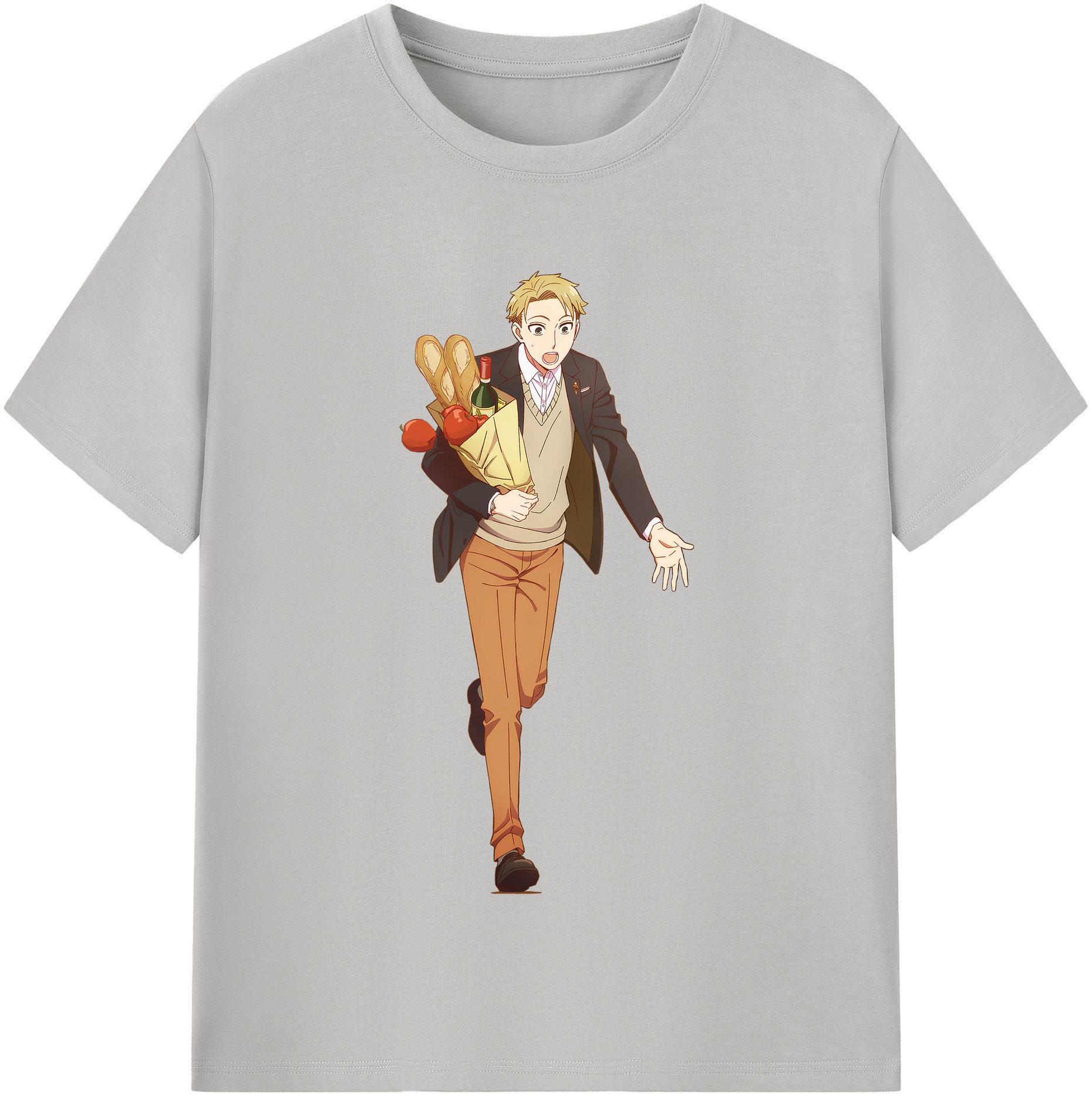 （画像用） SPY×FAMILY间谍家家酒 レディースカジュアルプリントTシャツ（綿100％）