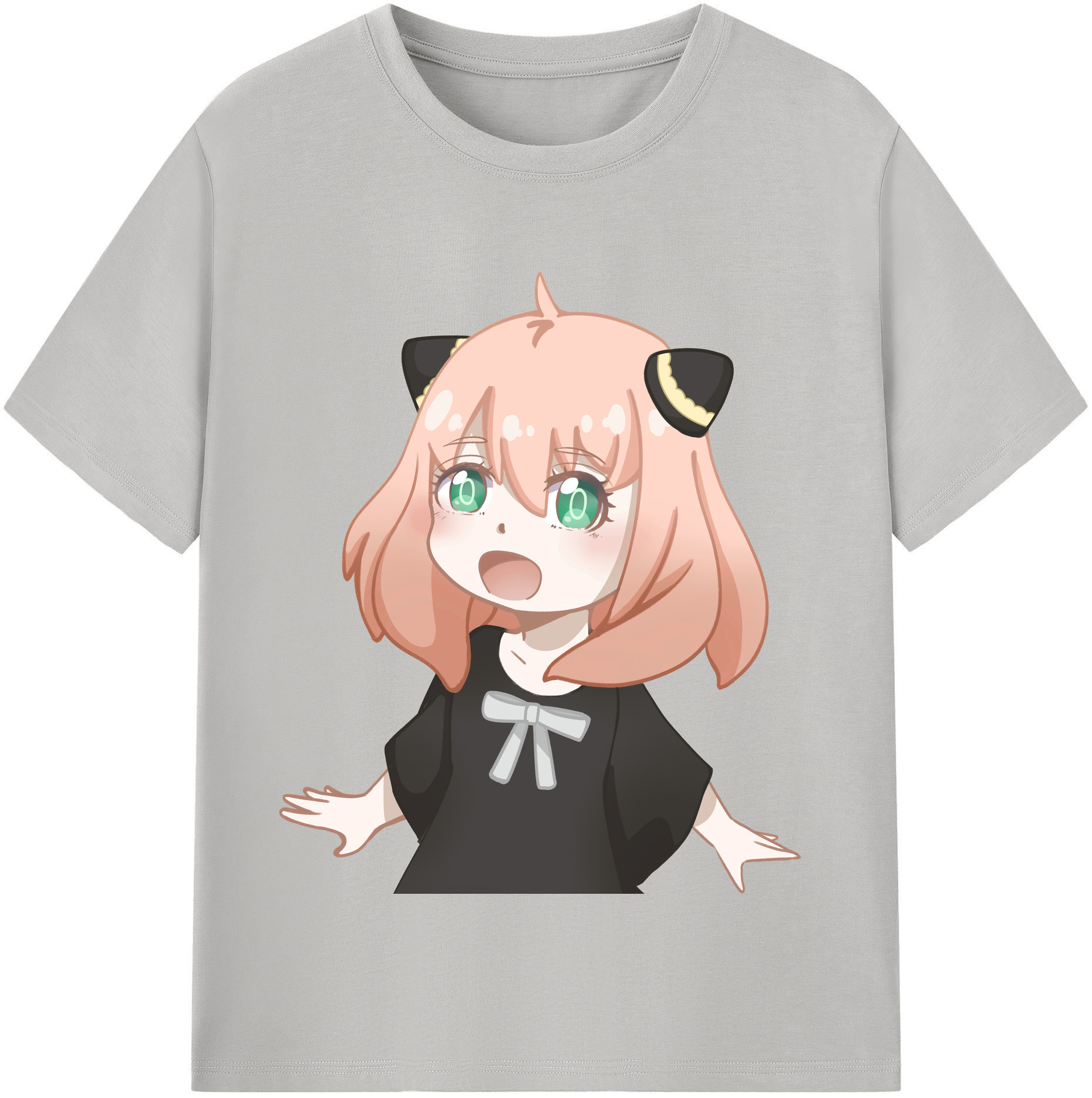 （画像用） SPY×FAMILY间谍家家酒 レディースカジュアルプリントTシャツ（綿100％）