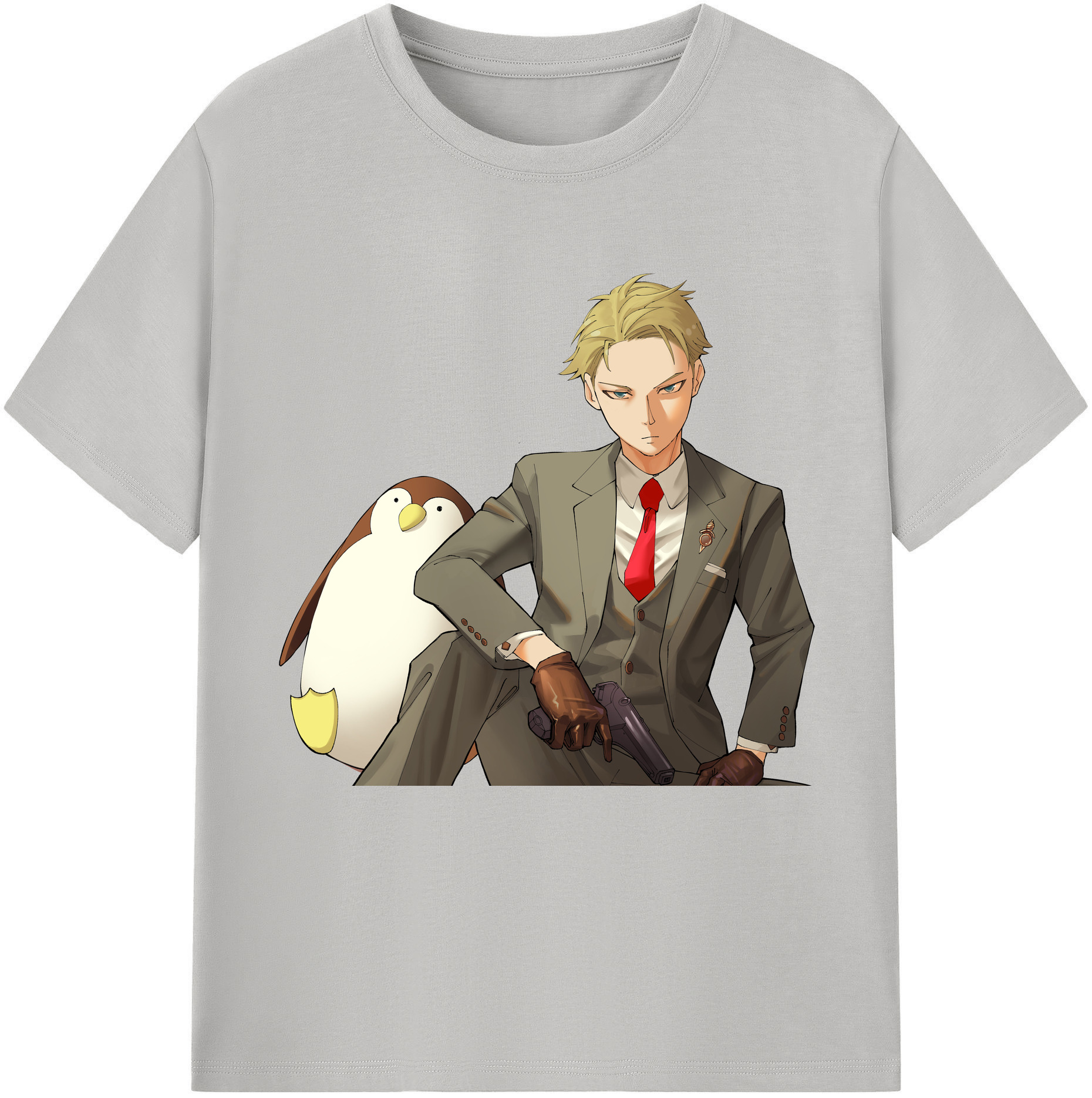 （画像用） SPY×FAMILY间谍家家酒 レディースカジュアルプリントTシャツ（綿100％）
