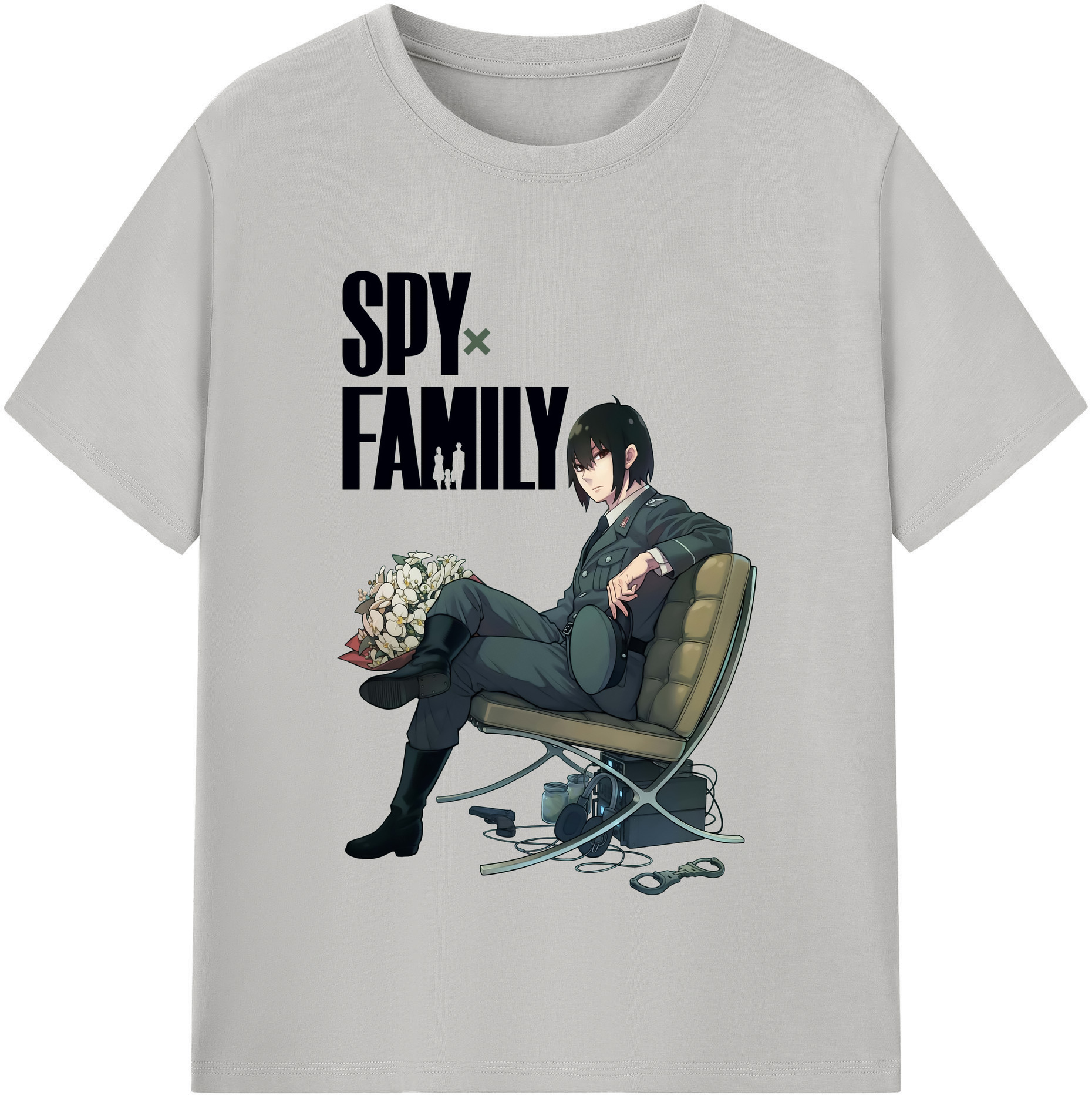 （画像用） SPY×FAMILY间谍家家酒 レディースカジュアルプリントTシャツ（綿100％）