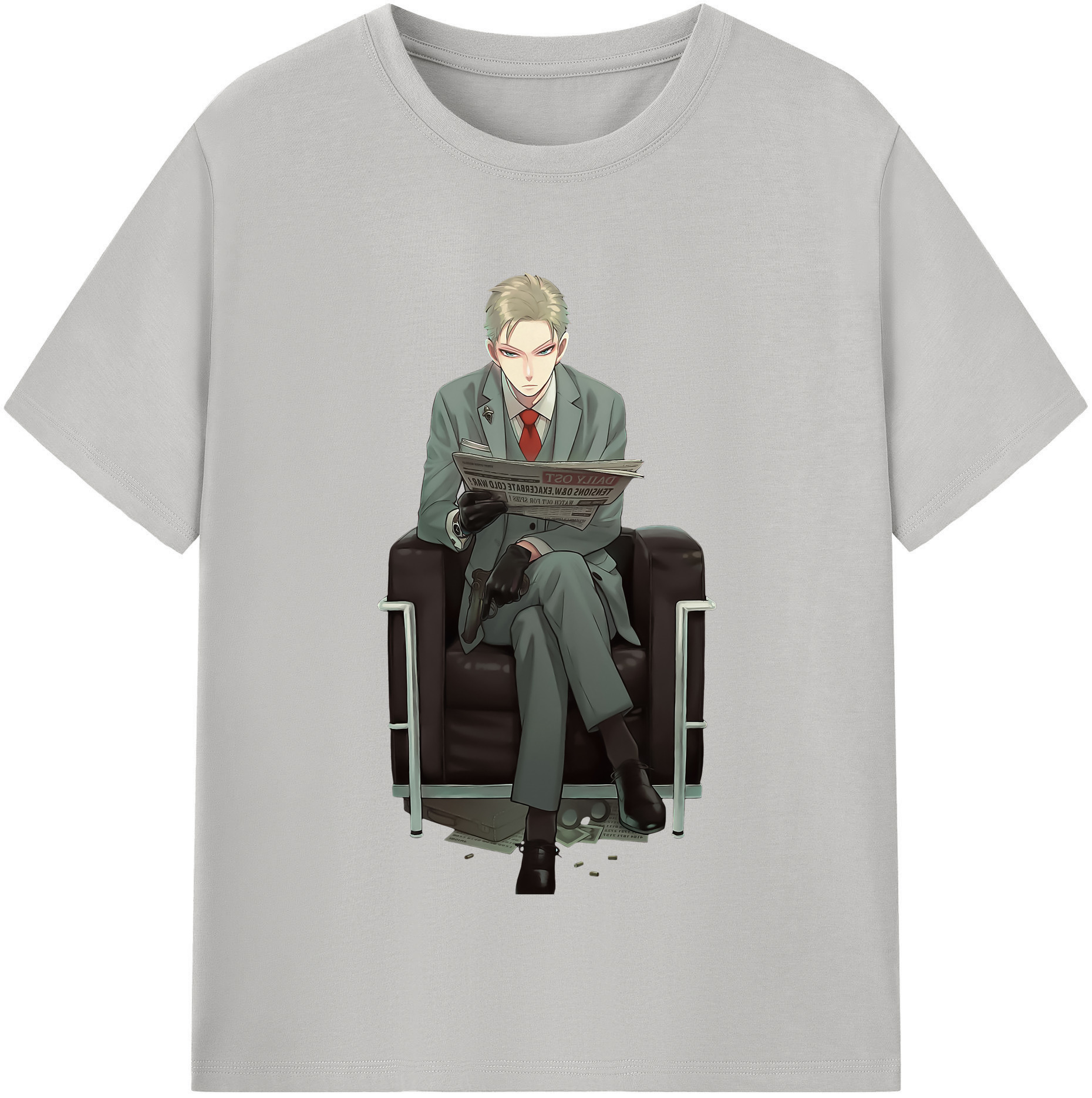 （画像用） SPY×FAMILY间谍家家酒 レディースカジュアルプリントTシャツ（綿100％）