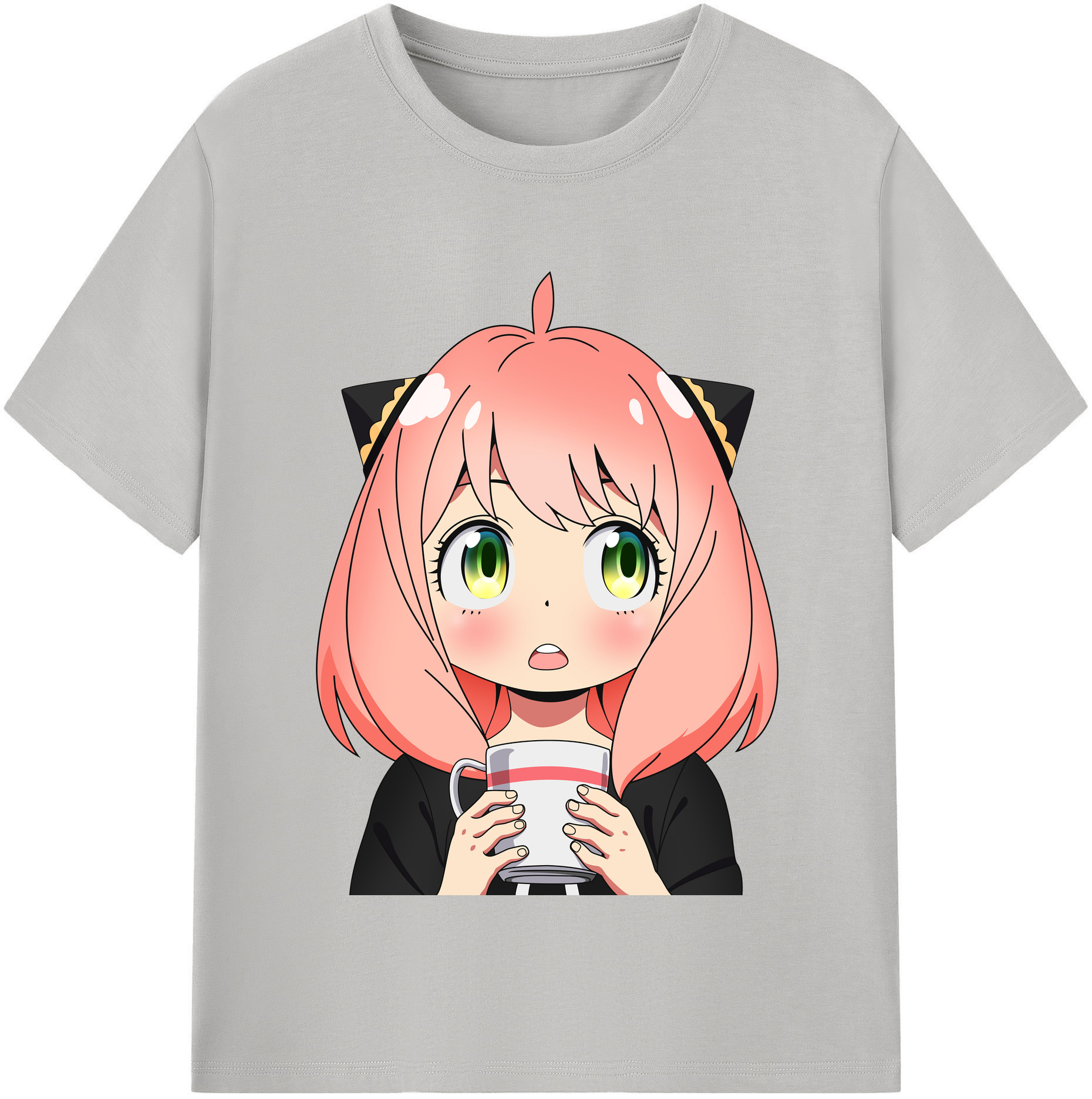 （画像用） SPY×FAMILY间谍家家酒 レディースカジュアルプリントTシャツ（綿100％）