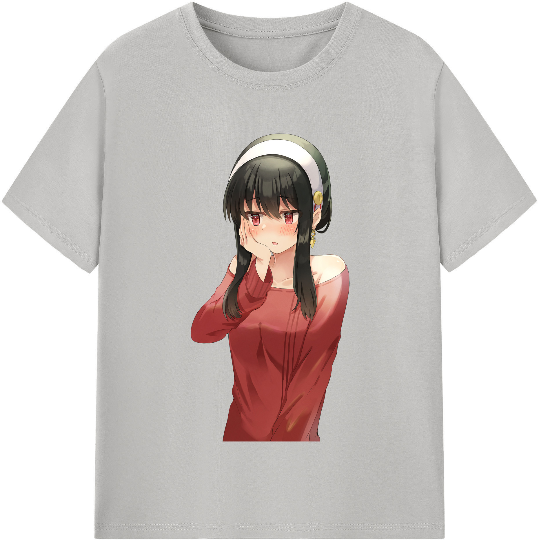 （画像用） SPY×FAMILY间谍家家酒 レディースカジュアルプリントTシャツ（綿100％）