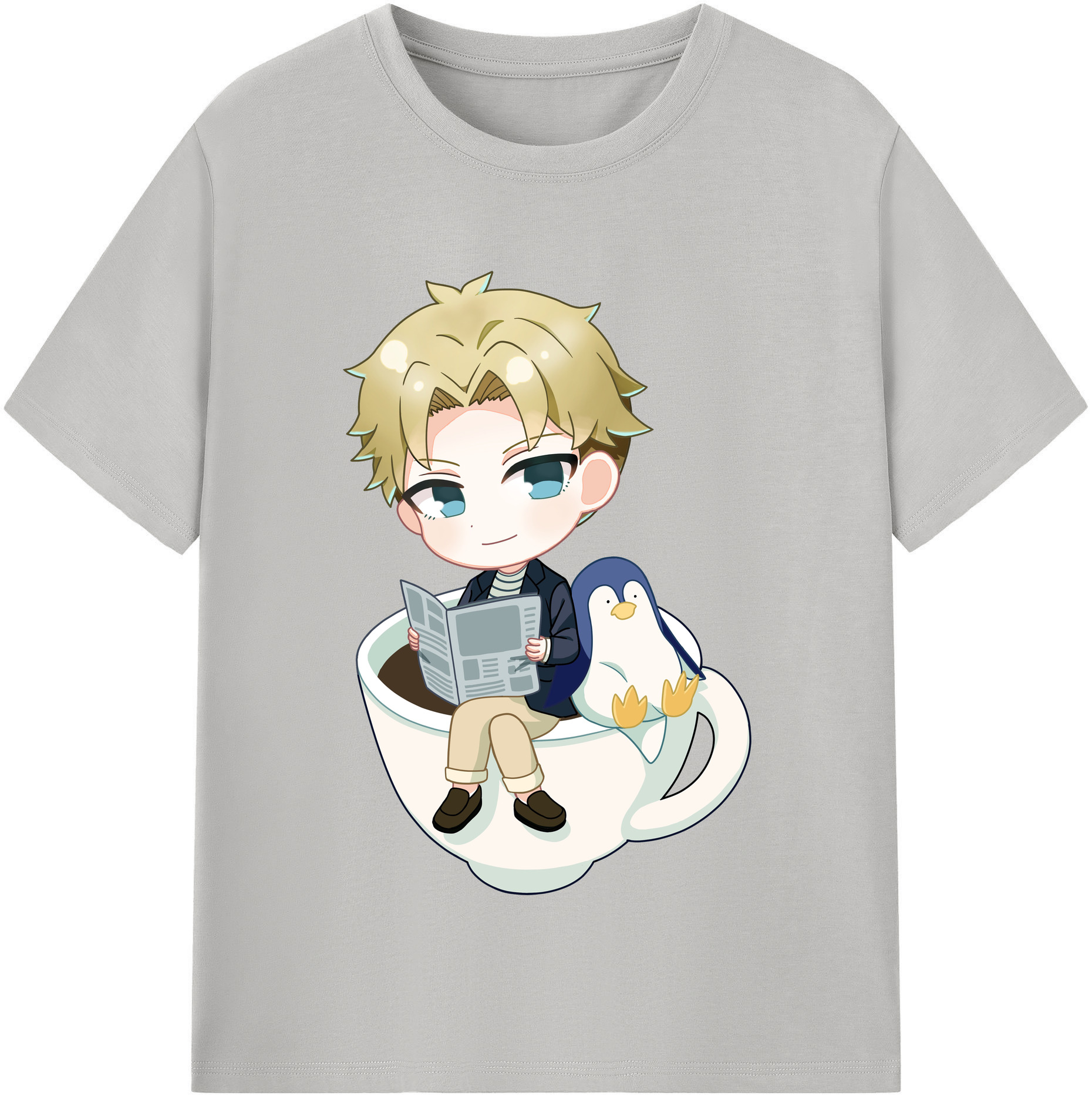 （画像用） SPY×FAMILY间谍家家酒 レディースカジュアルプリントTシャツ（綿100％）