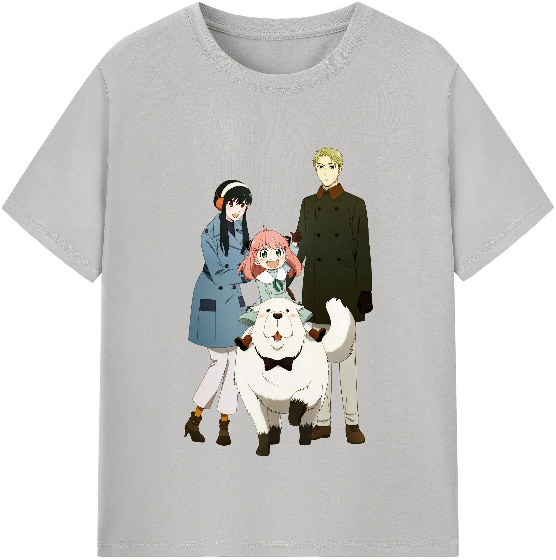 （画像用） SPY×FAMILY间谍家家酒 レディースカジュアルプリントTシャツ（綿100％）