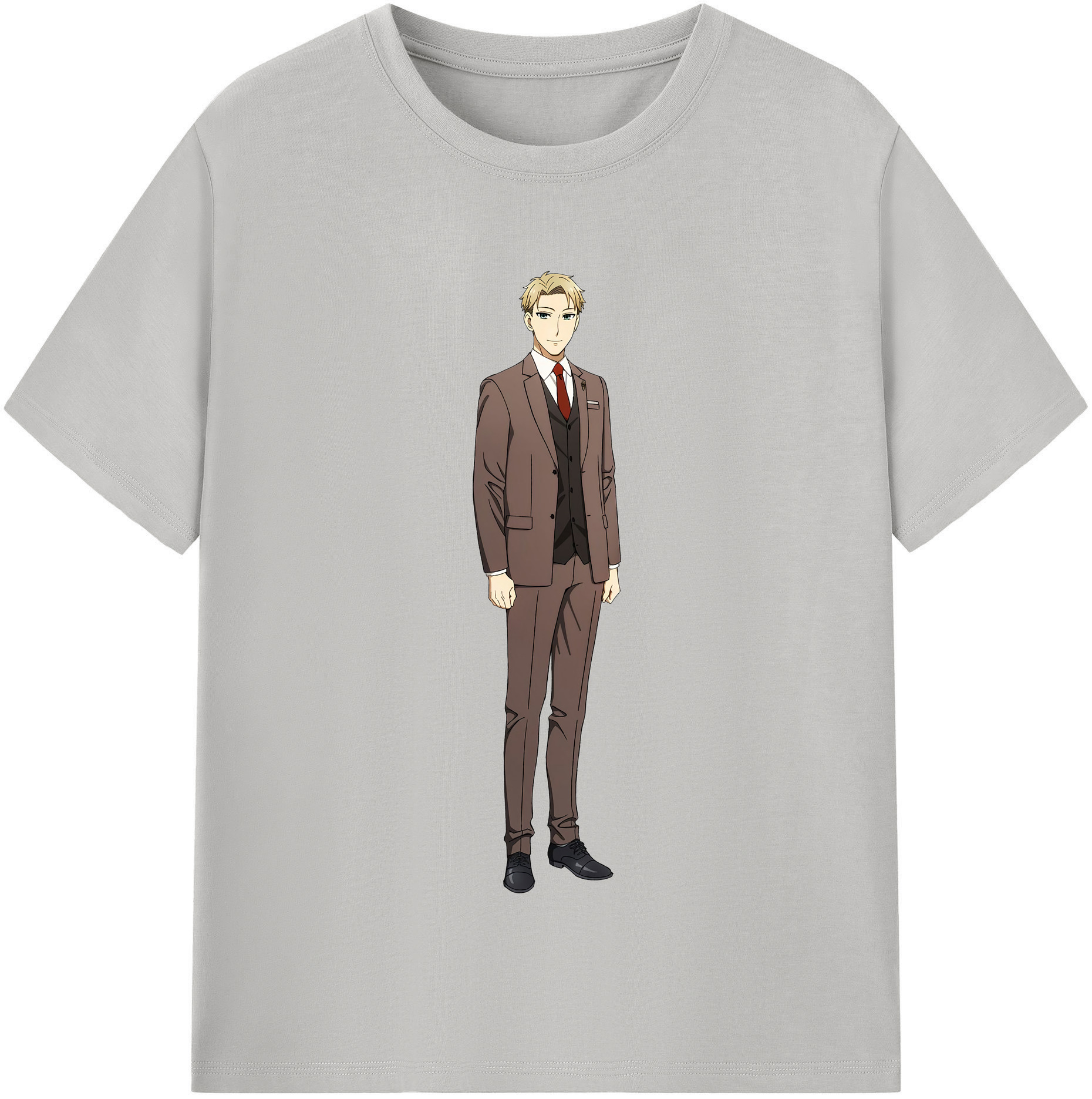 （画像用） SPY×FAMILY间谍家家酒 レディースカジュアルプリントTシャツ（綿100％）