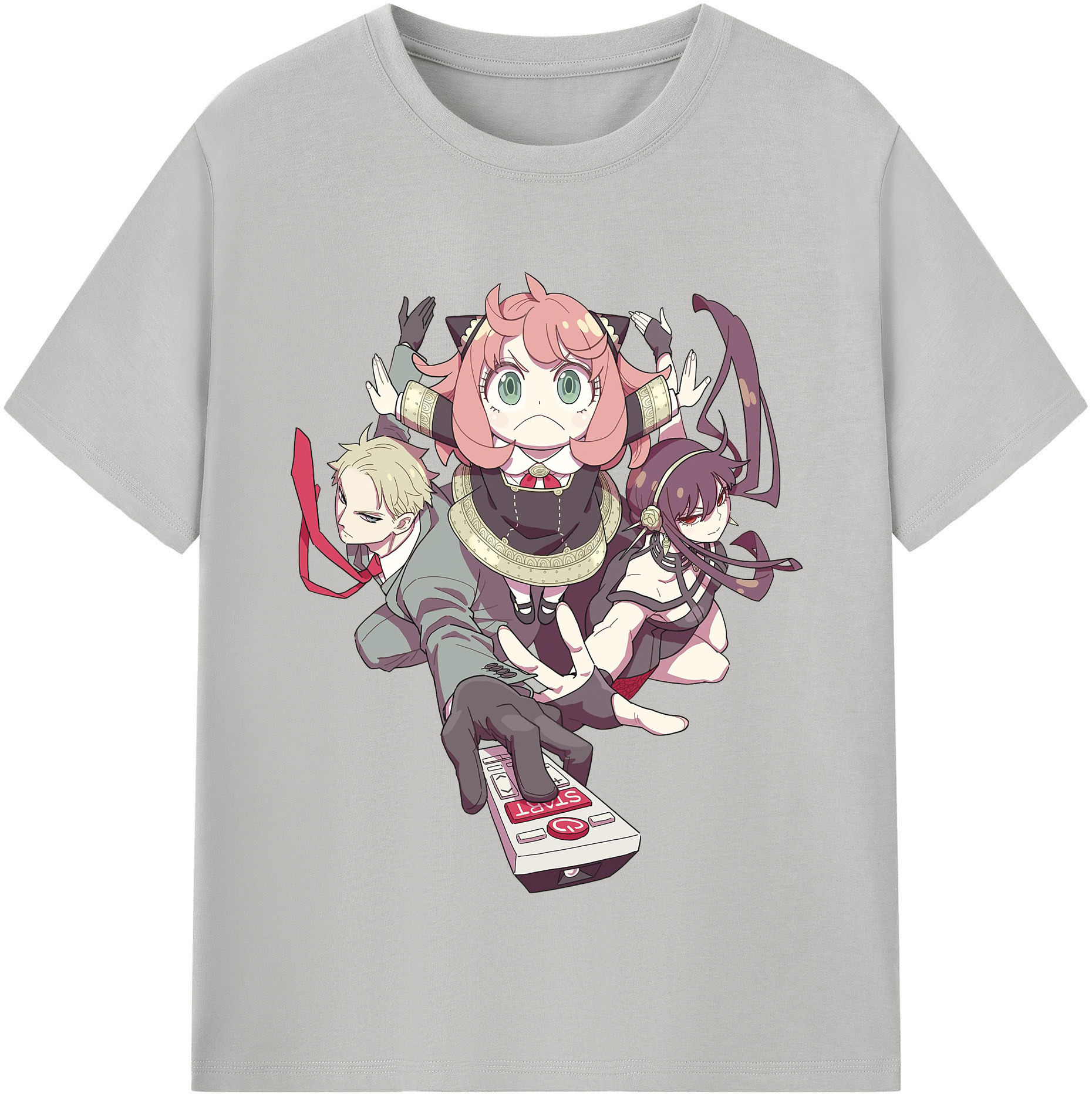 （画像用） SPY×FAMILY间谍家家酒 レディースカジュアルプリントTシャツ（綿100％）