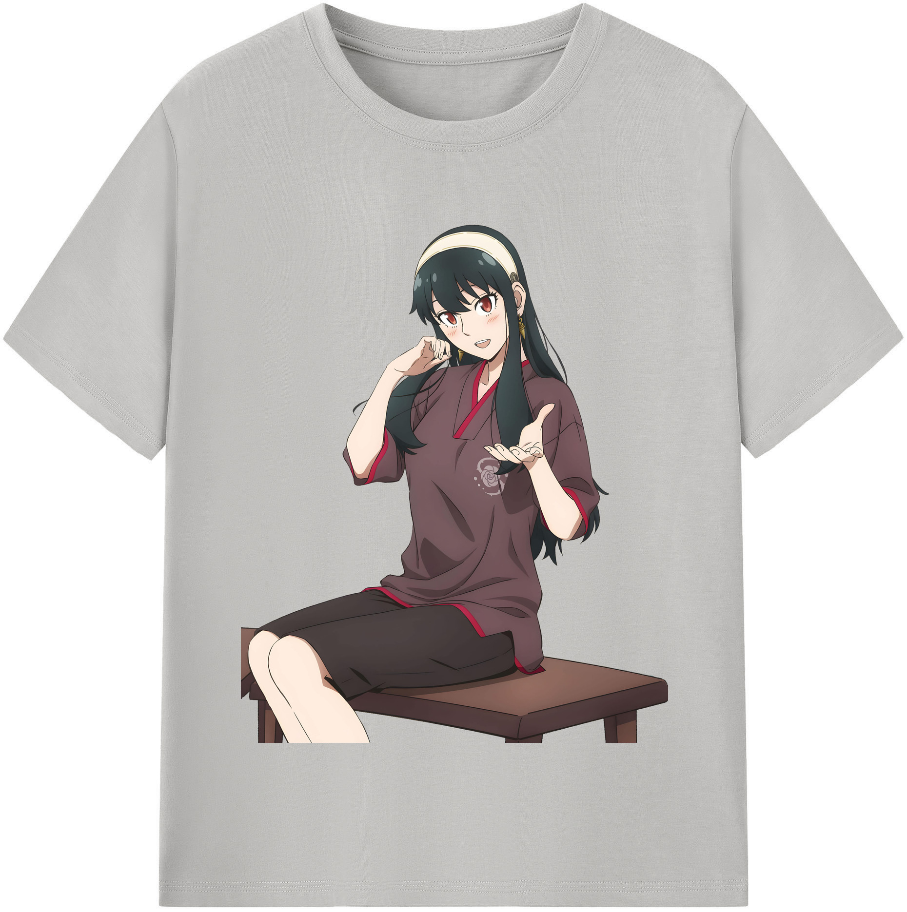 （画像用） SPY×FAMILY间谍家家酒 レディースカジュアルプリントTシャツ（綿100％）