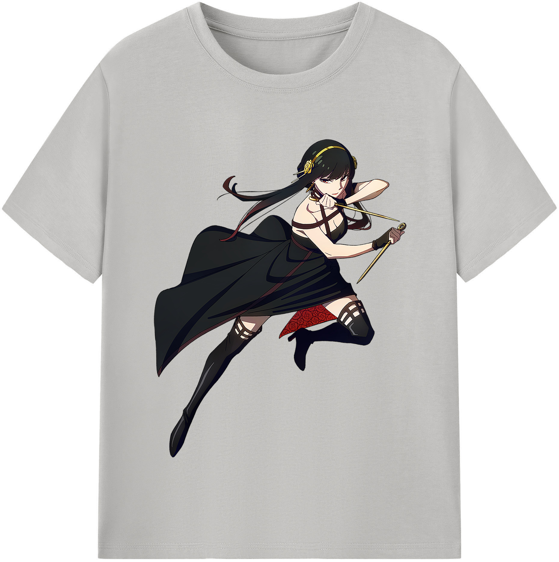 （画像用） SPY×FAMILY间谍家家酒 レディースカジュアルプリントTシャツ（綿100％）