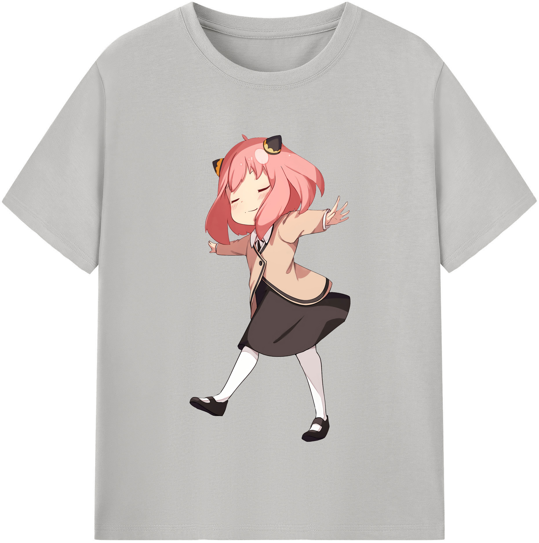 （画像用） SPY×FAMILY间谍家家酒 レディースカジュアルプリントTシャツ（綿100％）