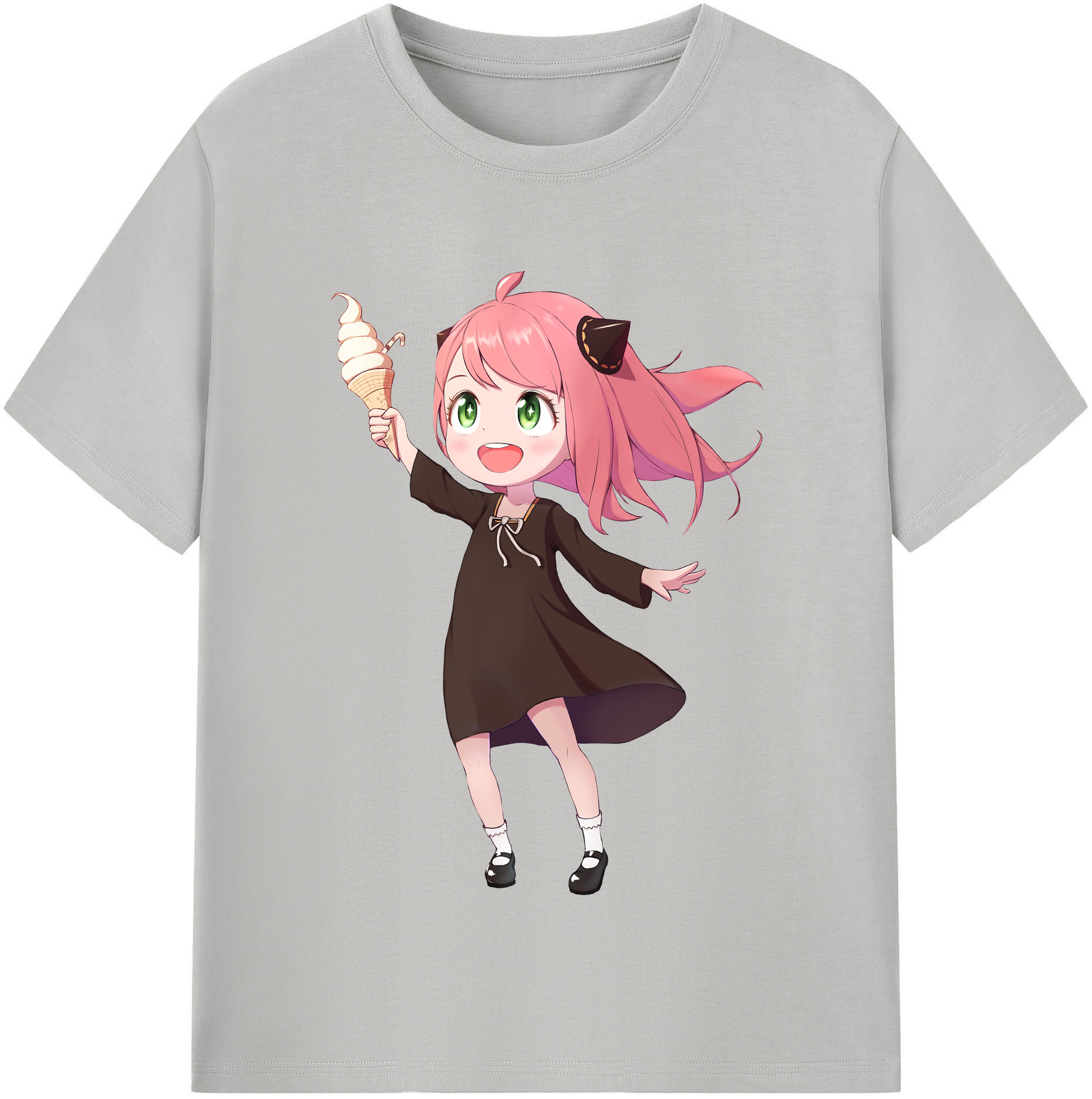 （画像用） SPY×FAMILY间谍家家酒 レディースカジュアルプリントTシャツ（綿100％）