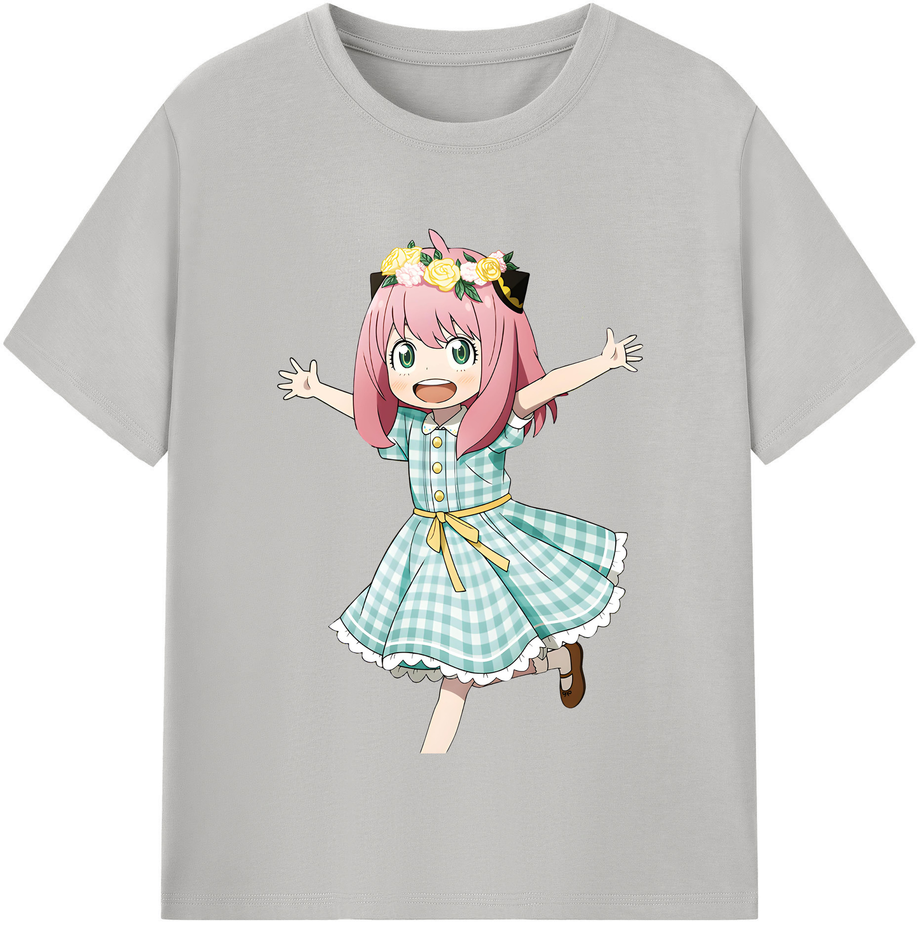 （画像用） SPY×FAMILY间谍家家酒 レディースカジュアルプリントTシャツ（綿100％）