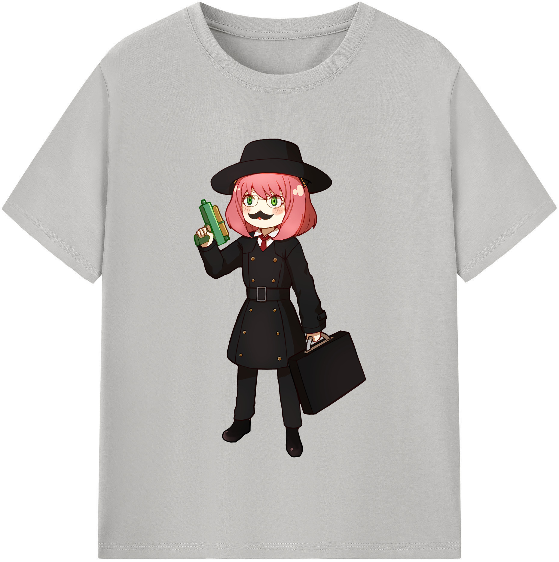 （画像用） SPY×FAMILY间谍家家酒 レディースカジュアルプリントTシャツ（綿100％）