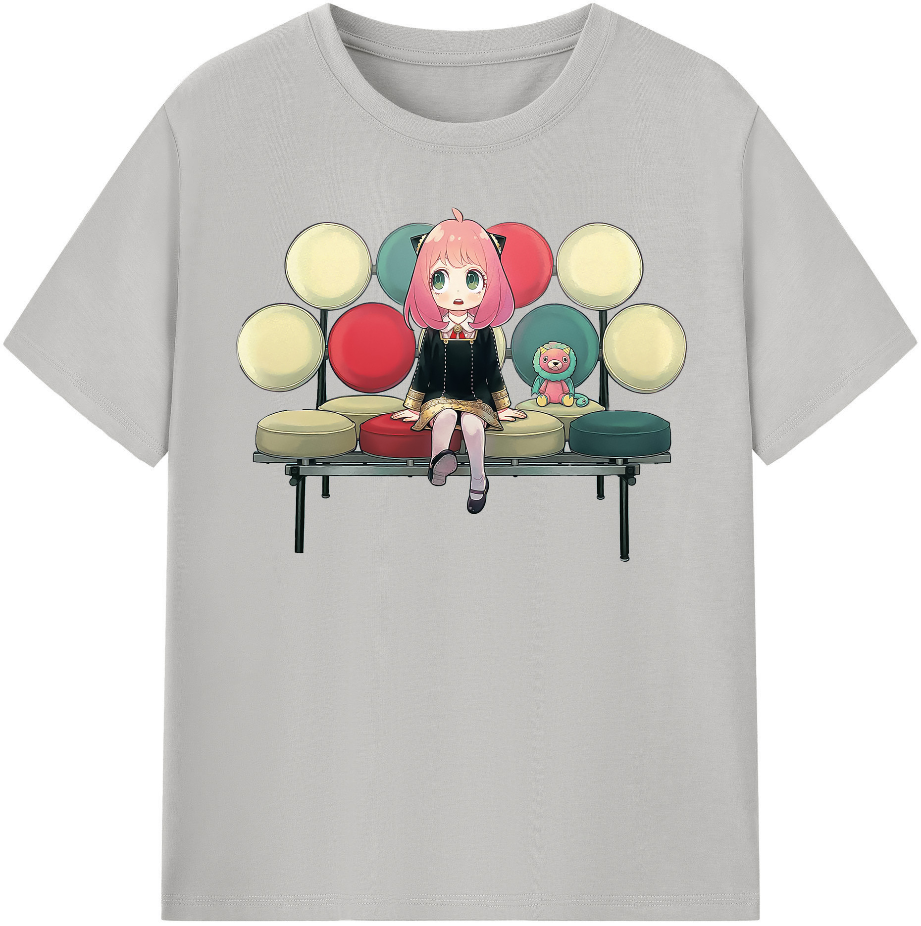 （画像用） SPY×FAMILY间谍家家酒 レディースカジュアルプリントTシャツ（綿100％）