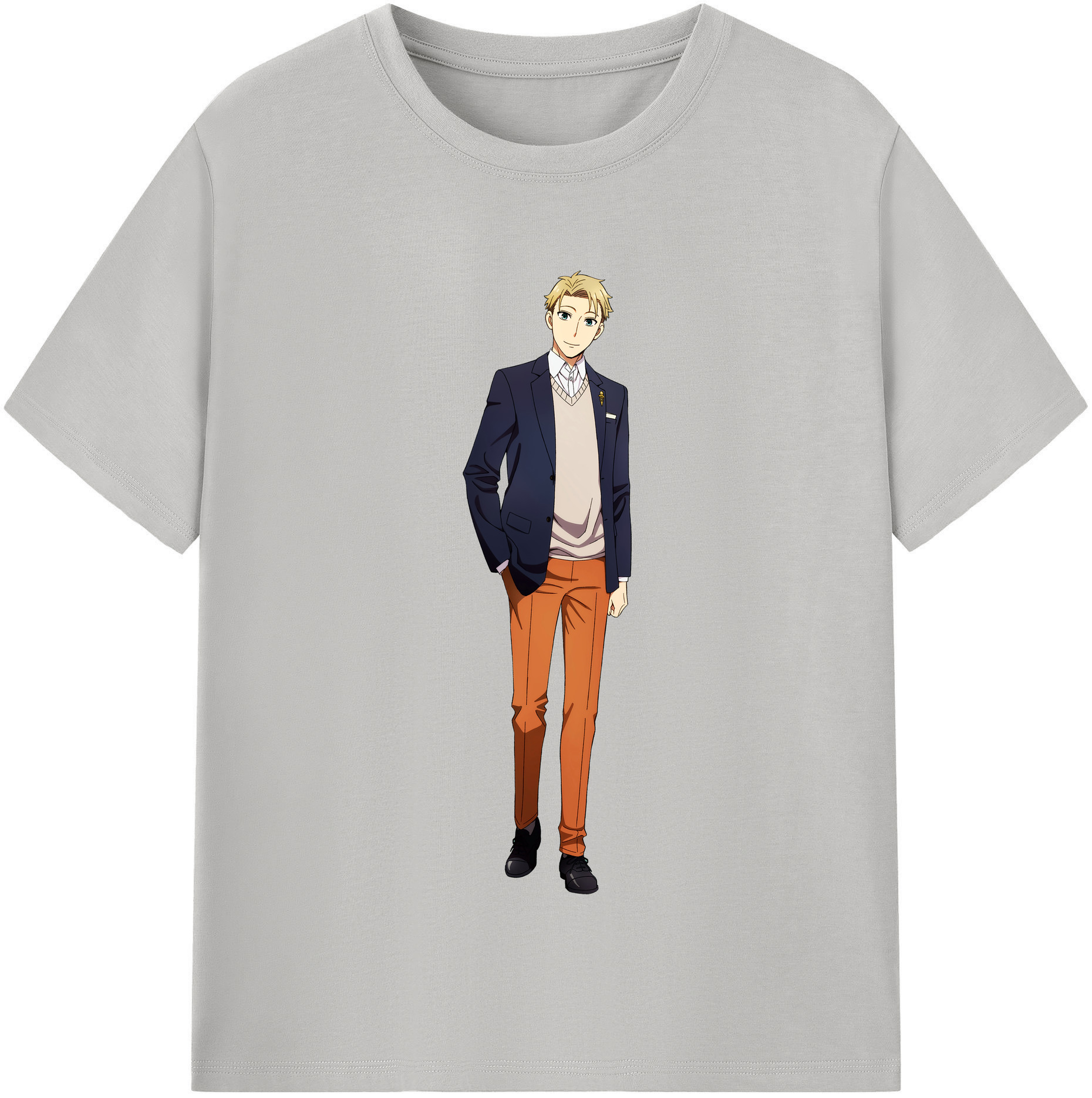 （画像用） SPY×FAMILY间谍家家酒 レディースカジュアルプリントTシャツ（綿100％）